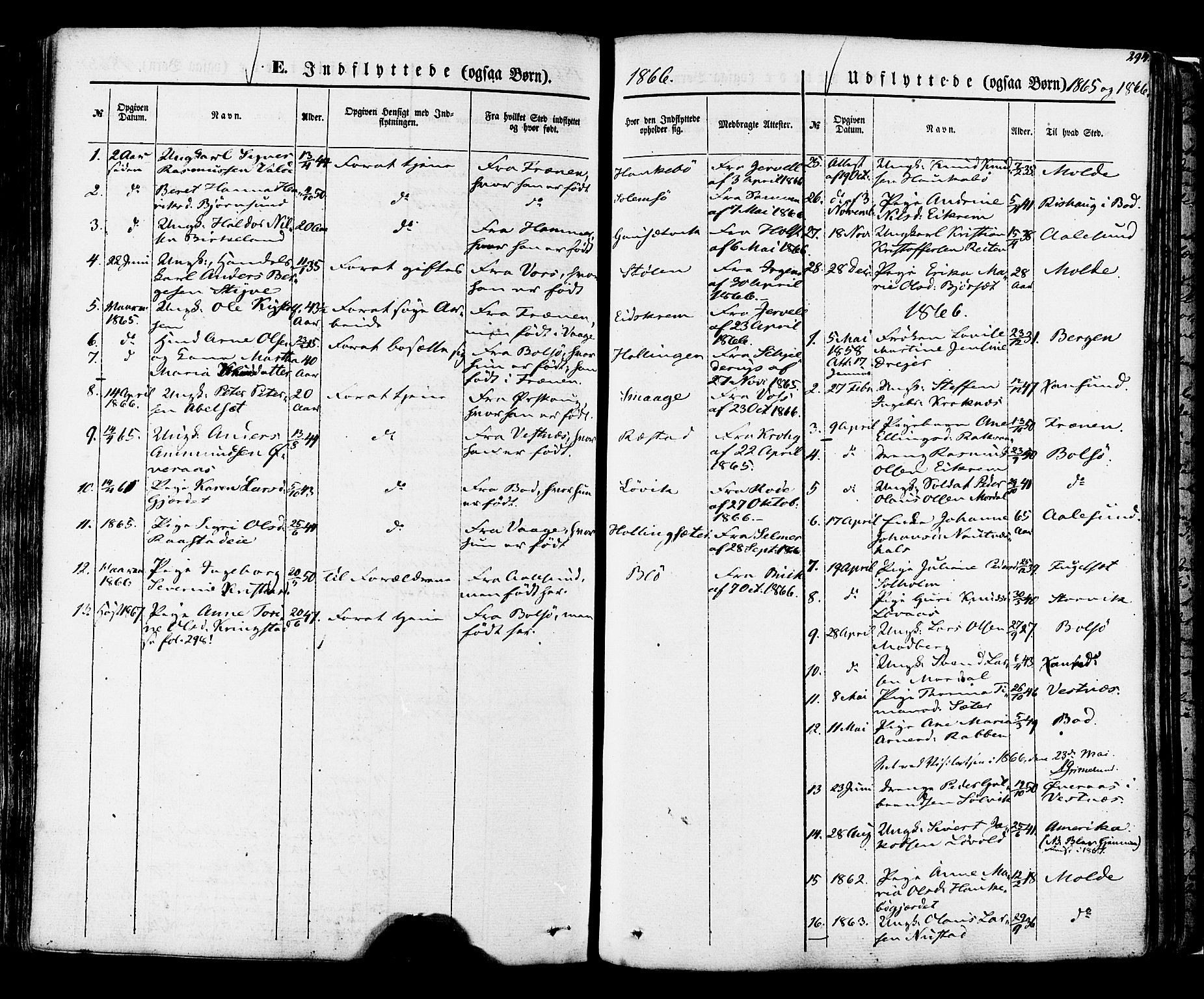 Ministerialprotokoller, klokkerbøker og fødselsregistre - Møre og Romsdal, SAT/A-1454/560/L0719: Ministerialbok nr. 560A03, 1845-1872, s. 294