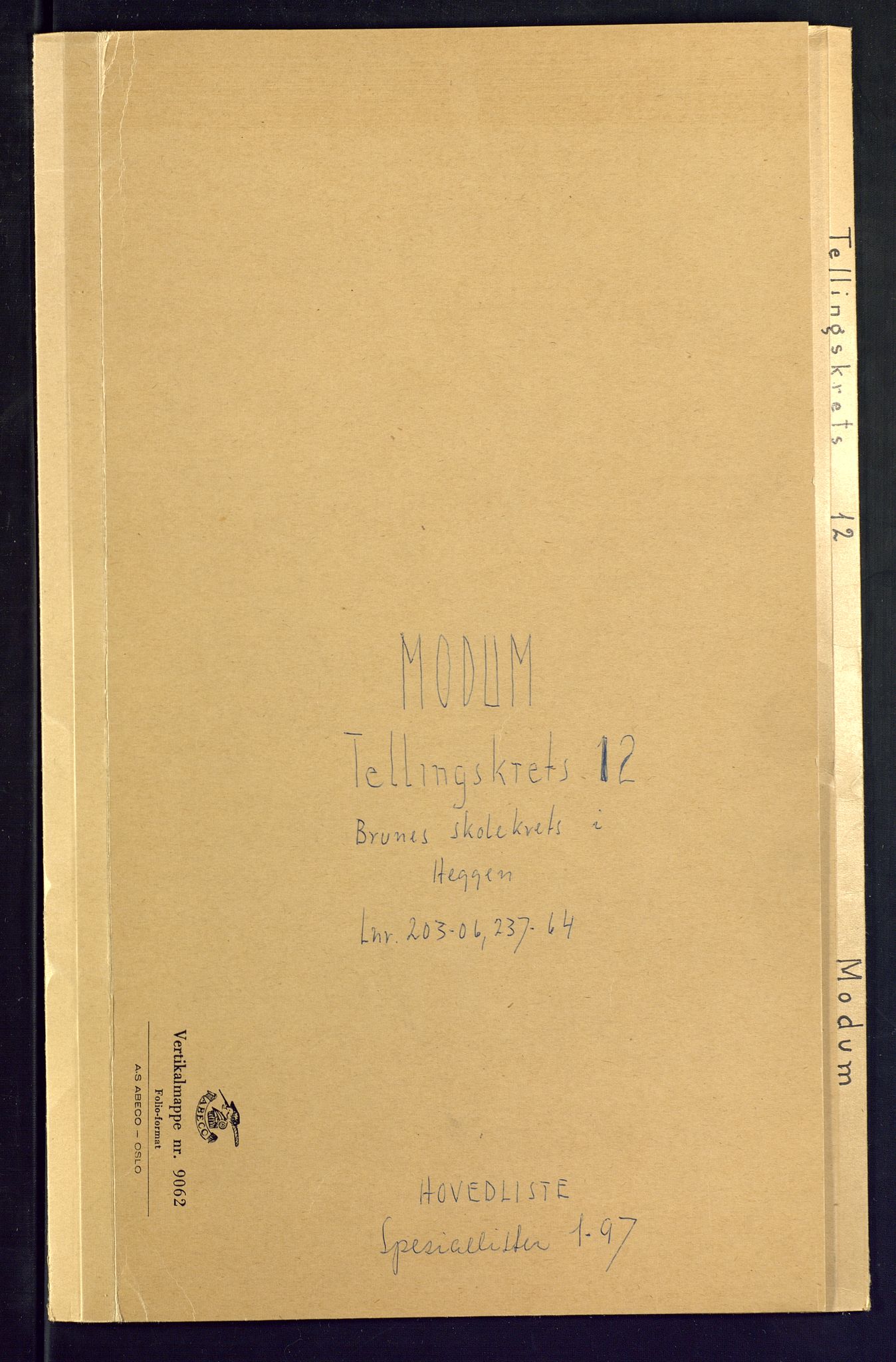 SAKO, Folketelling 1875 for 0623P Modum prestegjeld, 1875, s. 45
