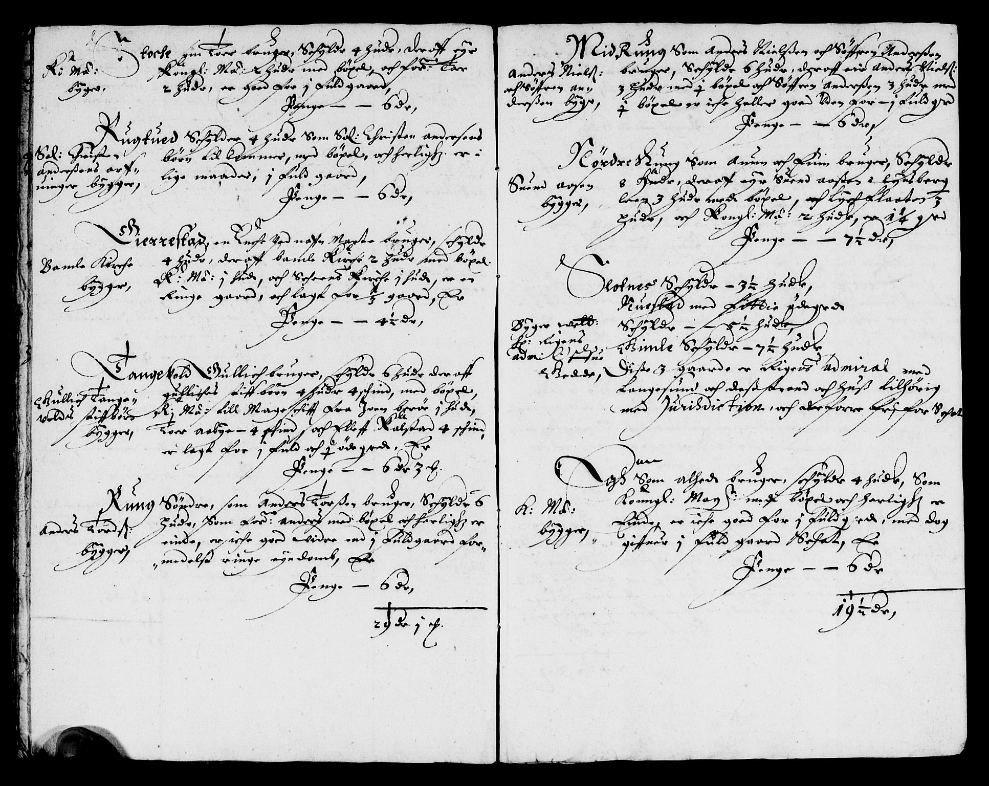 Rentekammeret inntil 1814, Reviderte regnskaper, Lensregnskaper, AV/RA-EA-5023/R/Rb/Rbp/L0035: Bratsberg len, 1648-1650