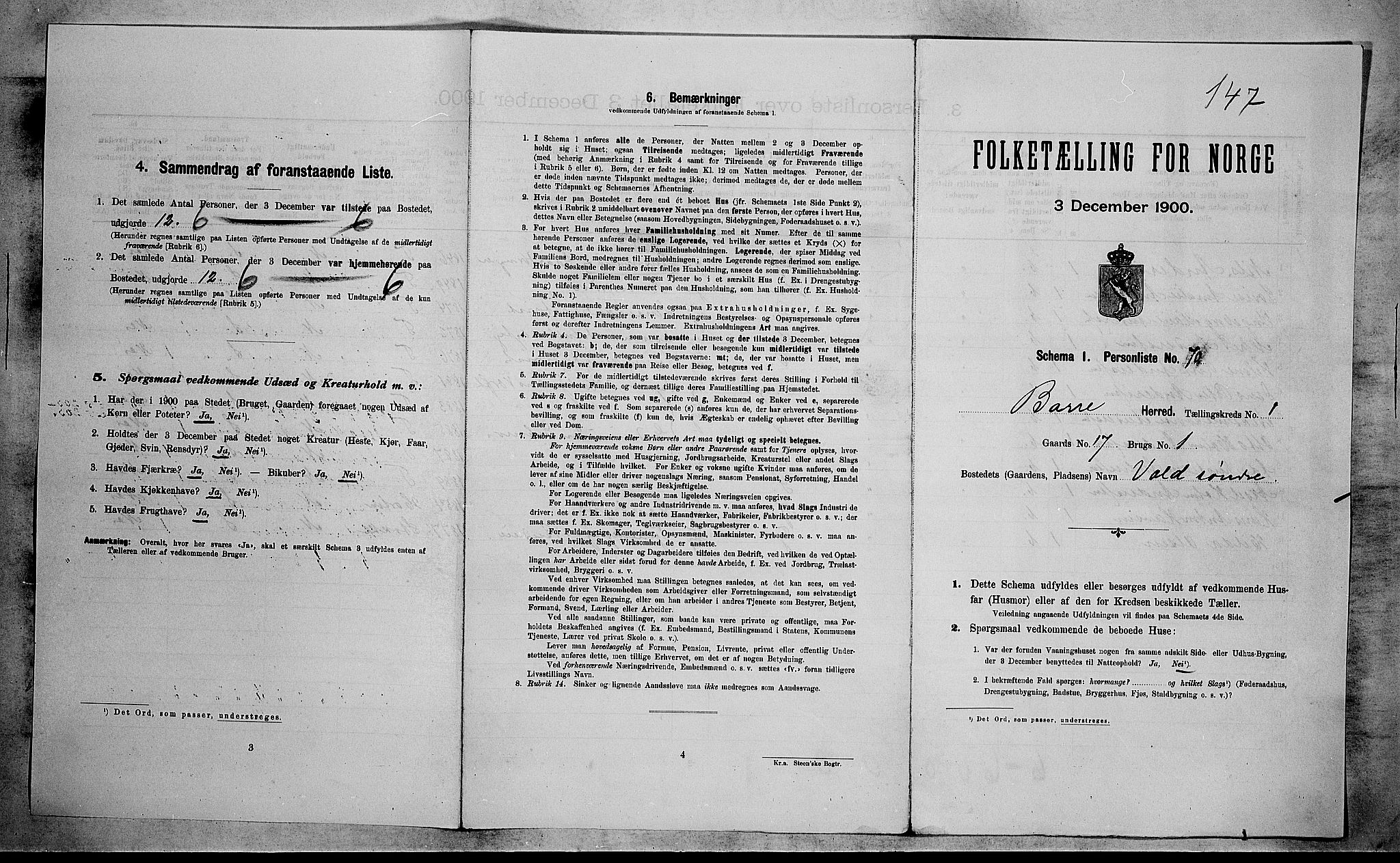RA, Folketelling 1900 for 0717 Borre herred, 1900, s. 219