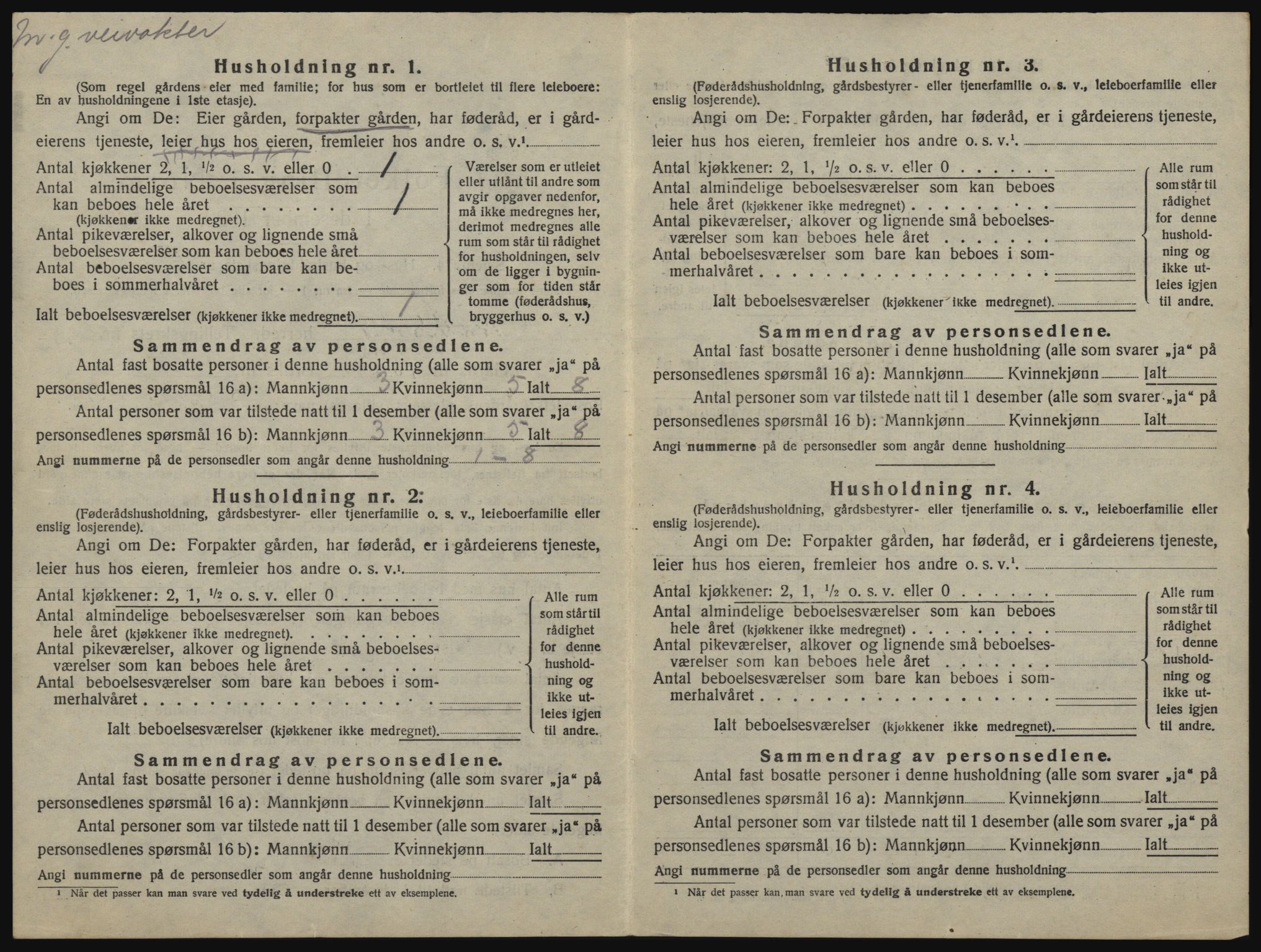 SAO, Folketelling 1920 for 0214 Ås herred, 1920, s. 1121