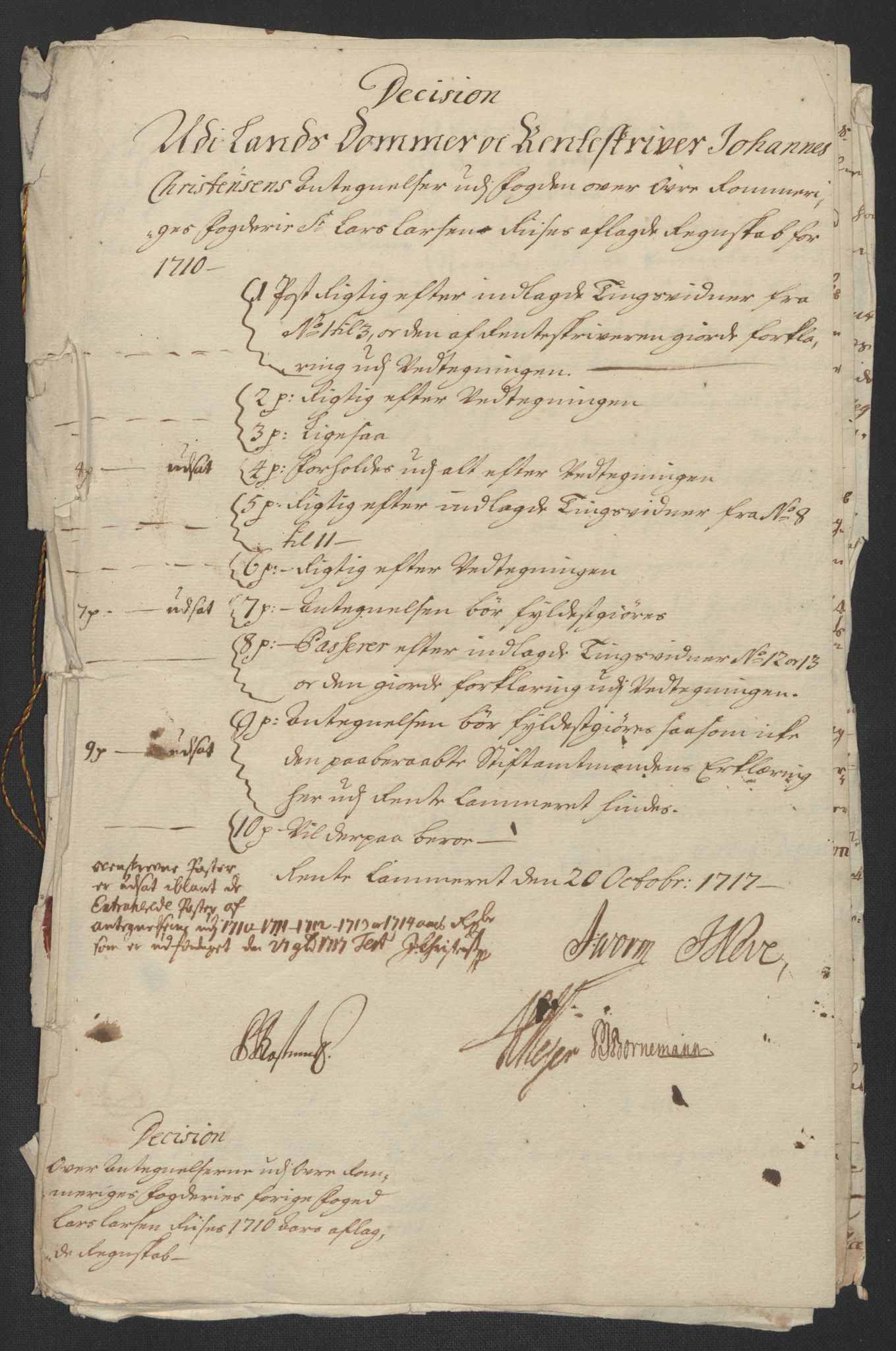 Rentekammeret inntil 1814, Reviderte regnskaper, Fogderegnskap, AV/RA-EA-4092/R12/L0720: Fogderegnskap Øvre Romerike, 1710-1711, s. 161