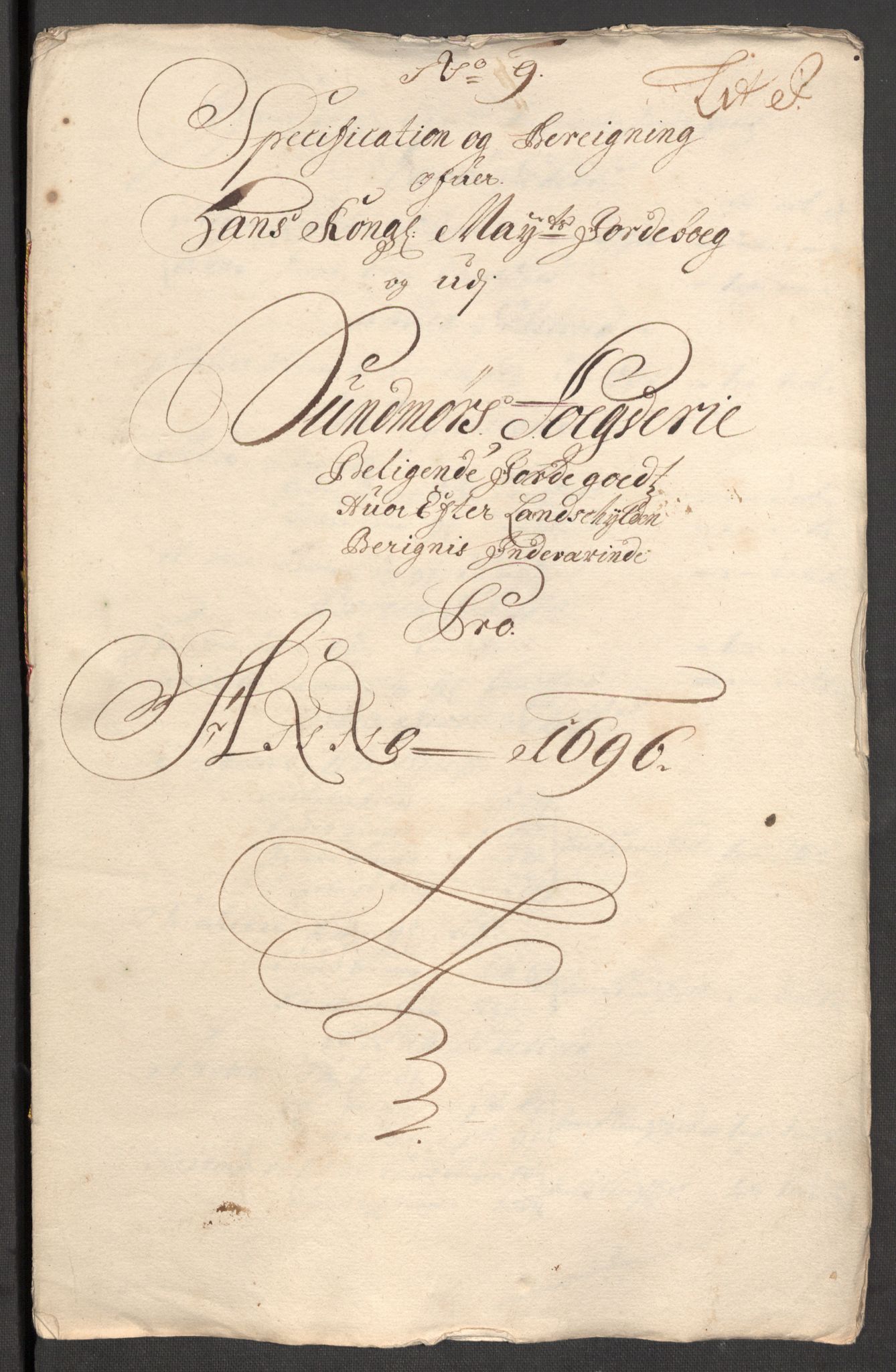 Rentekammeret inntil 1814, Reviderte regnskaper, Fogderegnskap, AV/RA-EA-4092/R54/L3556: Fogderegnskap Sunnmøre, 1696-1698, s. 143