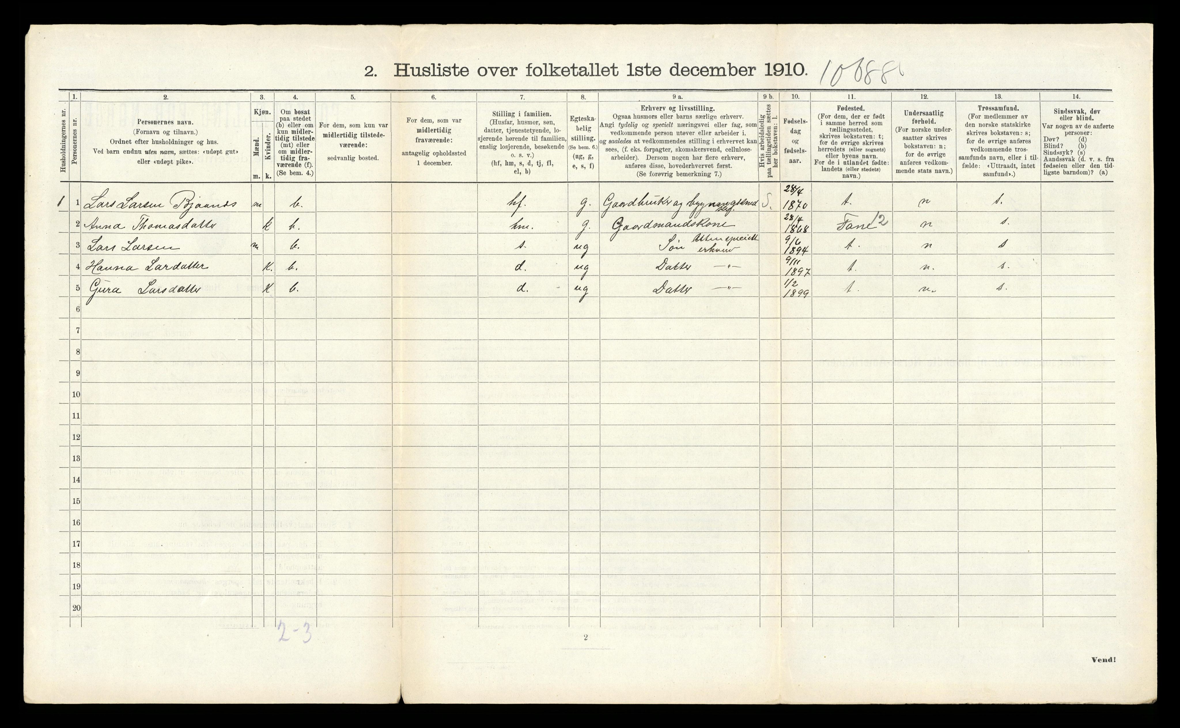 RA, Folketelling 1910 for 1243 Os herred, 1910, s. 903