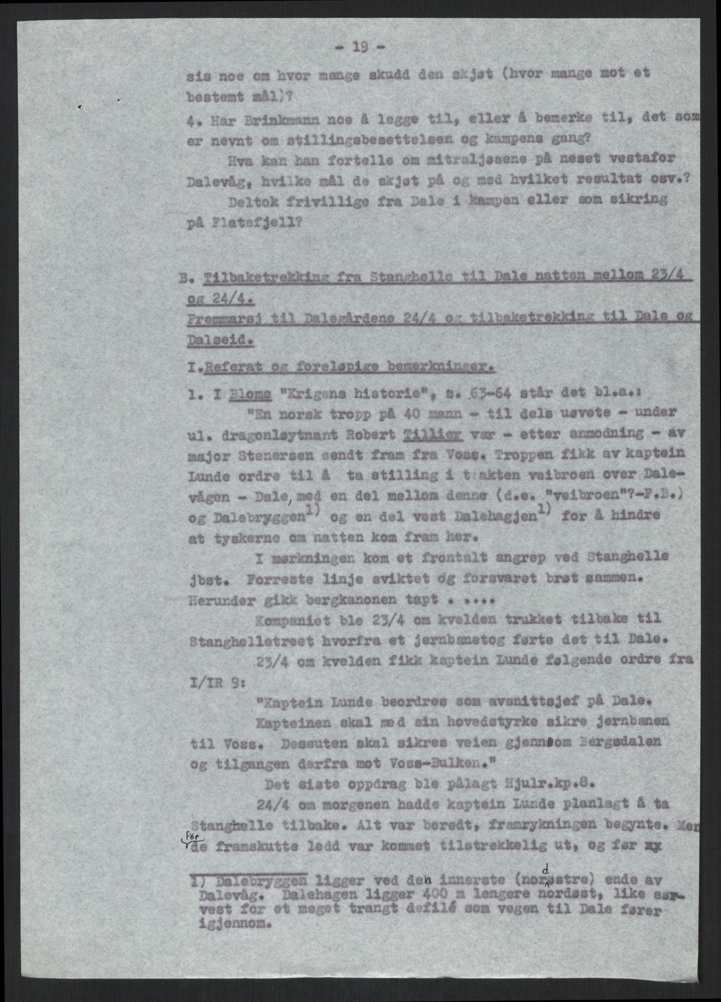 Forsvaret, Forsvarets krigshistoriske avdeling, RA/RAFA-2017/Y/Yb/L0100: II-C-11-401-402  -  4. Divisjon., 1940-1962, s. 324