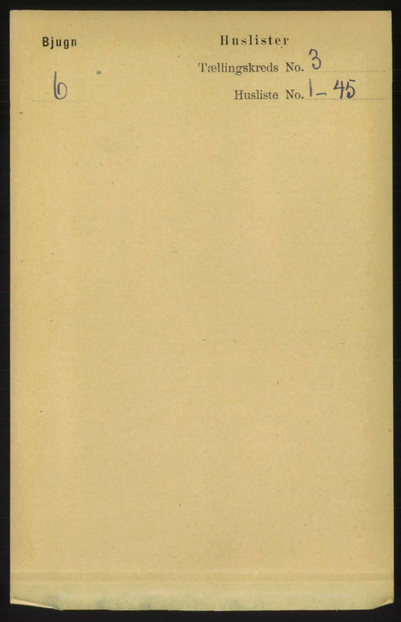 RA, Folketelling 1891 for 1627 Bjugn herred, 1891, s. 588