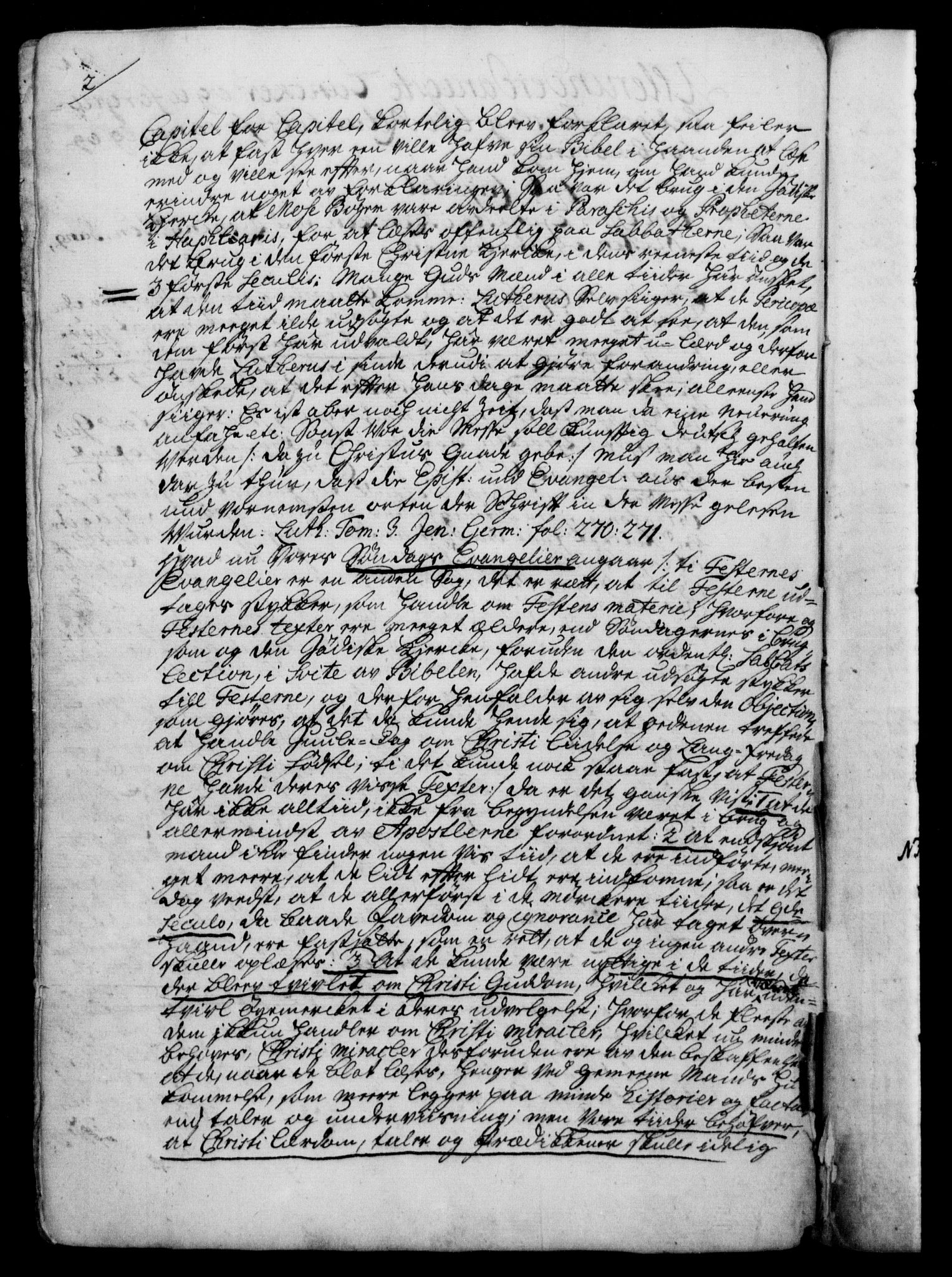 Generalkirkeinspektionskollegiet, DRA/A-0008/F4-13/F4-13: Dokumenter til ritualets revision, 1735