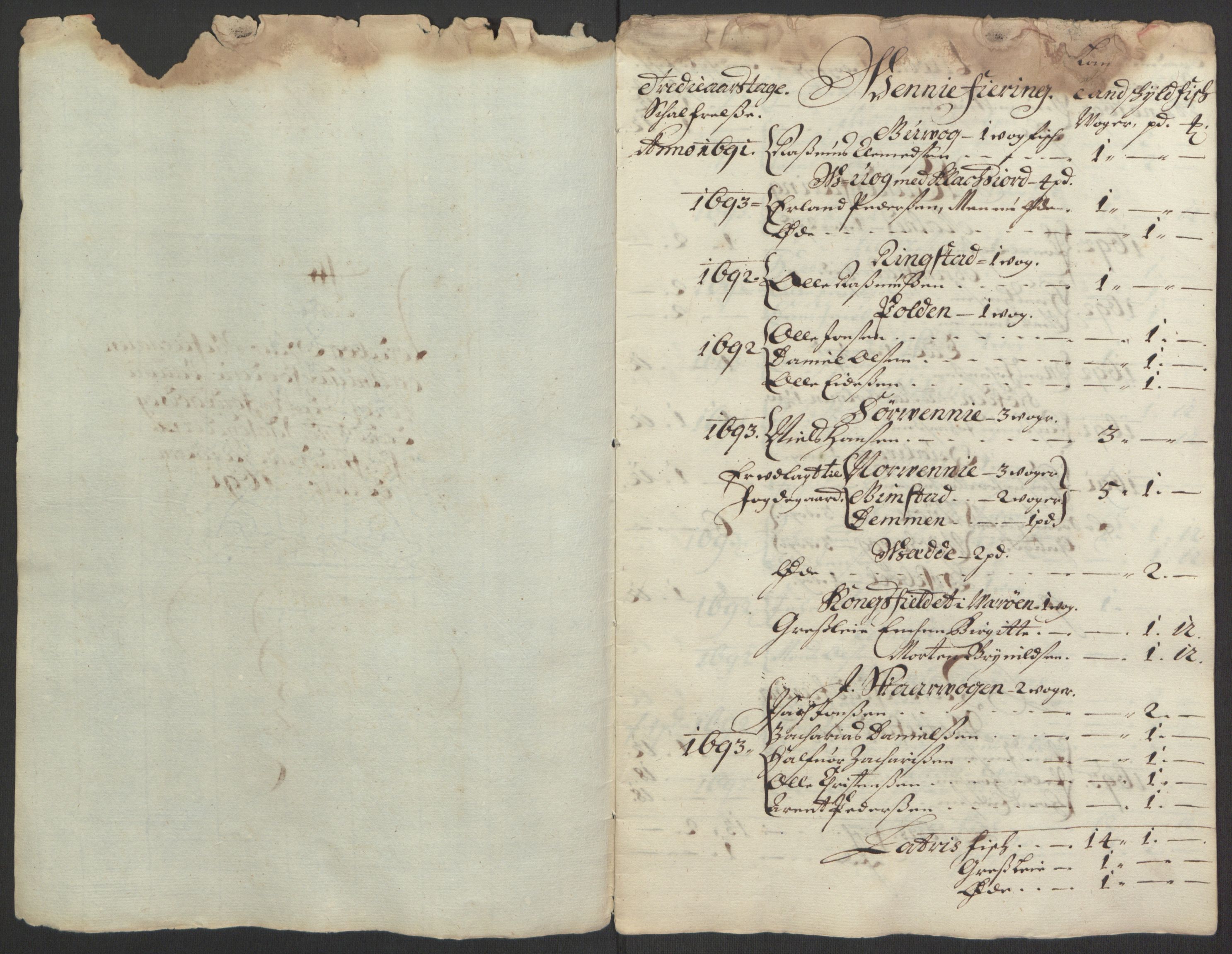 Rentekammeret inntil 1814, Reviderte regnskaper, Fogderegnskap, RA/EA-4092/R67/L4676: Fogderegnskap Vesterålen, Andenes og Lofoten, 1691-1693, s. 47