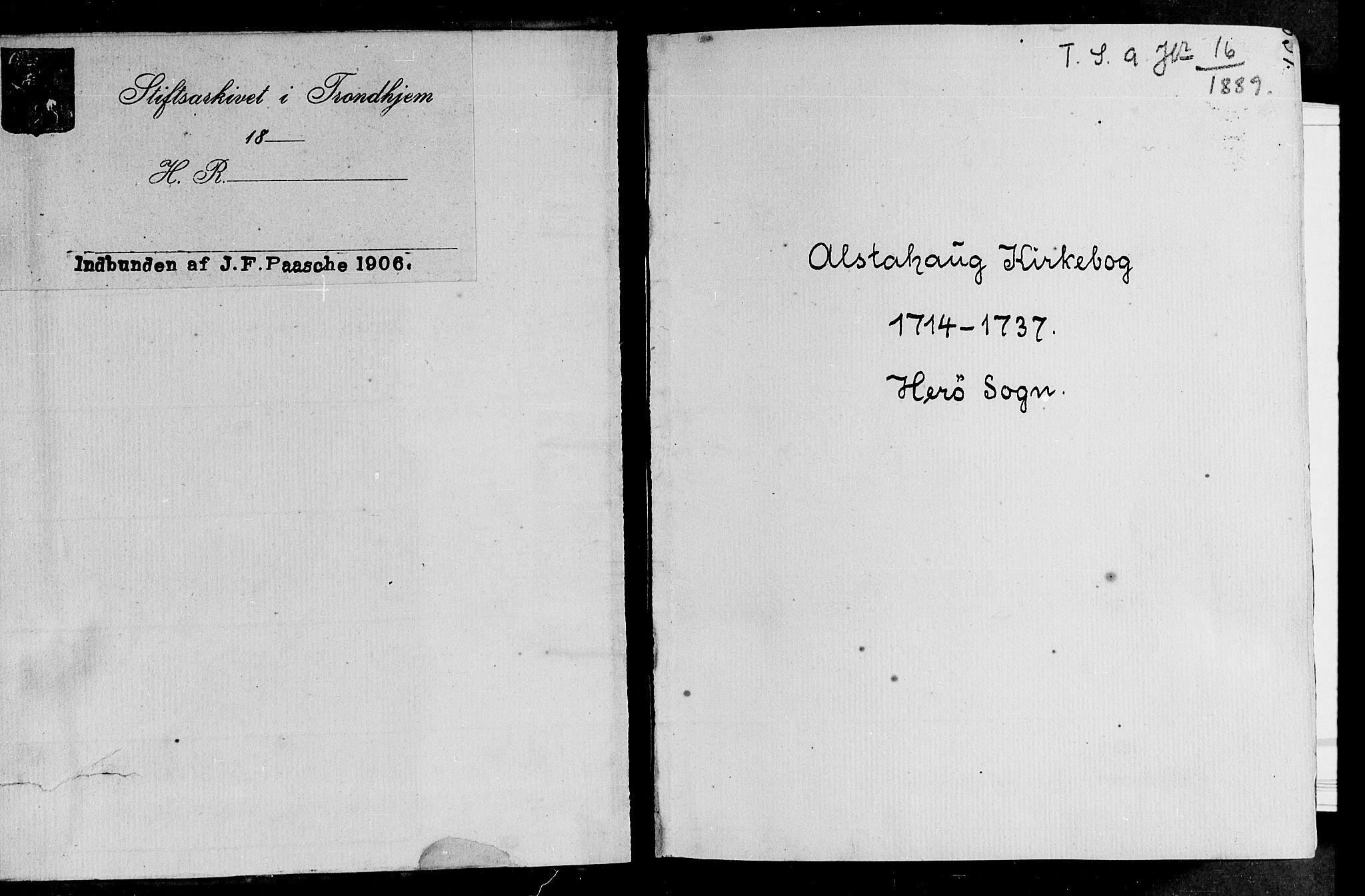 Ministerialprotokoller, klokkerbøker og fødselsregistre - Nordland, AV/SAT-A-1459/834/L0503: Ministerialbok nr. 834A01, 1714-1737