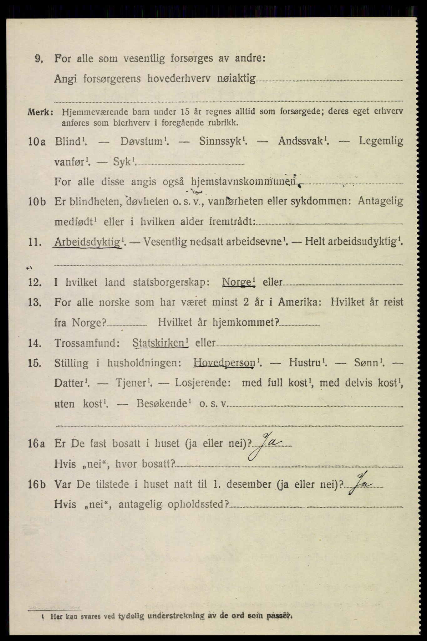 SAH, Folketelling 1920 for 0518 Nord-Fron herred, 1920, s. 4727