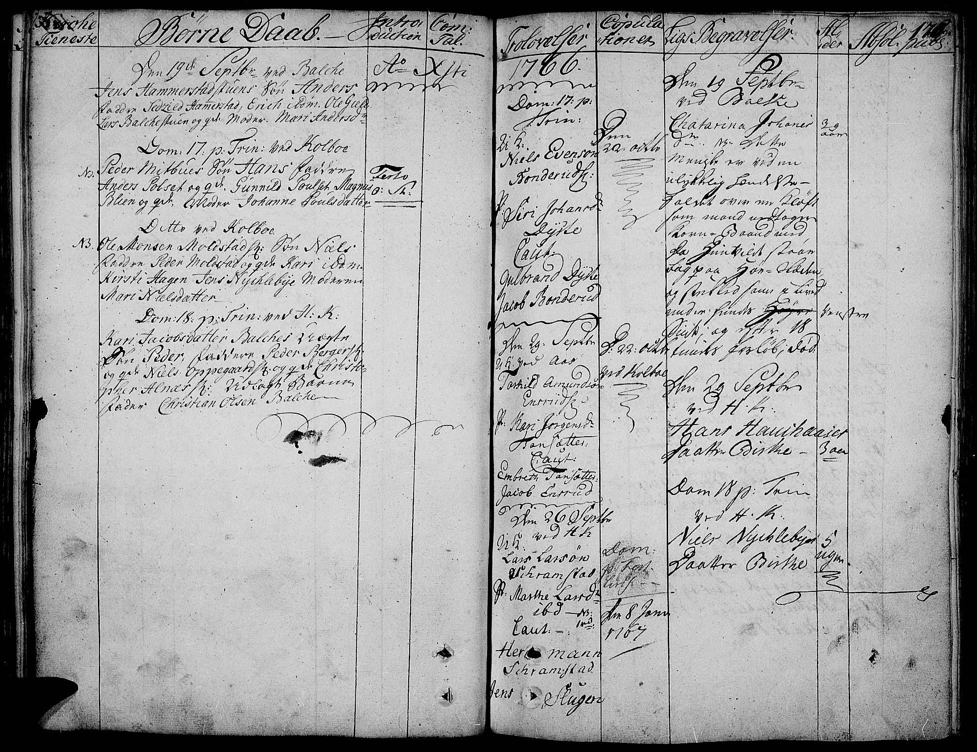 Toten prestekontor, AV/SAH-PREST-102/H/Ha/Haa/L0005: Ministerialbok nr. 5, 1761-1772, s. 170