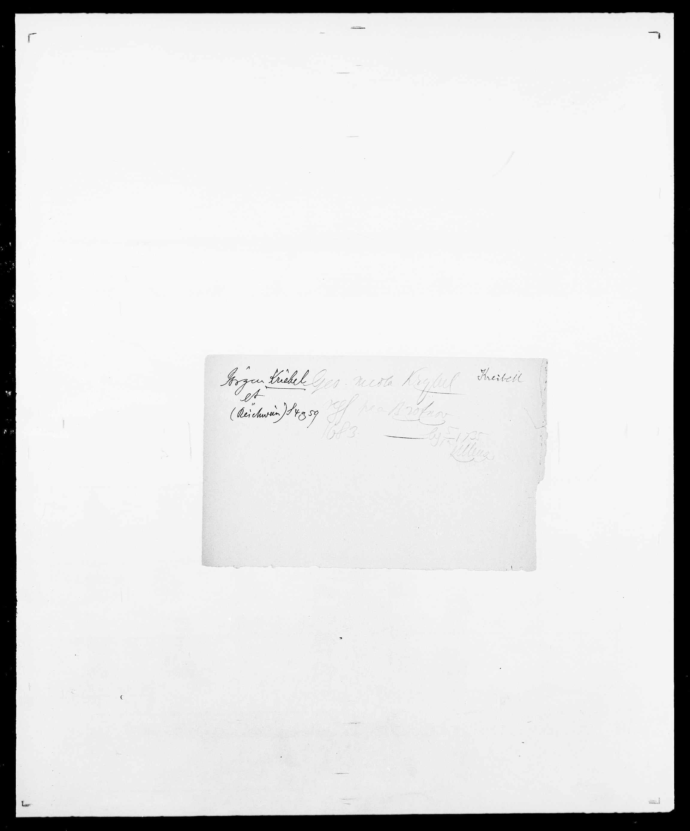 Delgobe, Charles Antoine - samling, AV/SAO-PAO-0038/D/Da/L0021: Klagenberg - Kristoft, s. 766