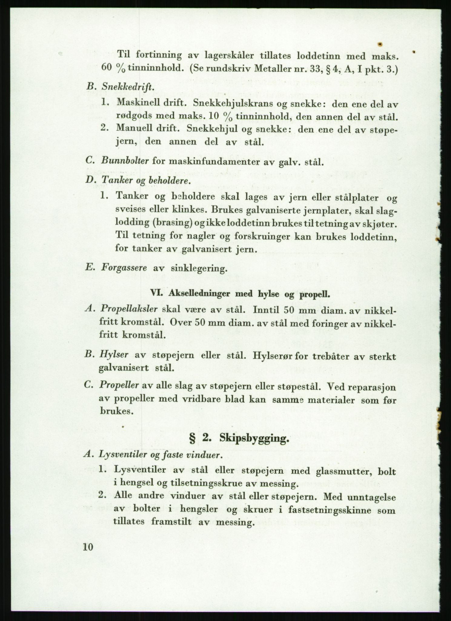 Direktoratet for industriforsyning, Sekretariatet, AV/RA-S-4153/D/Df/L0054: 9. Metallkontoret, 1940-1945, s. 1554