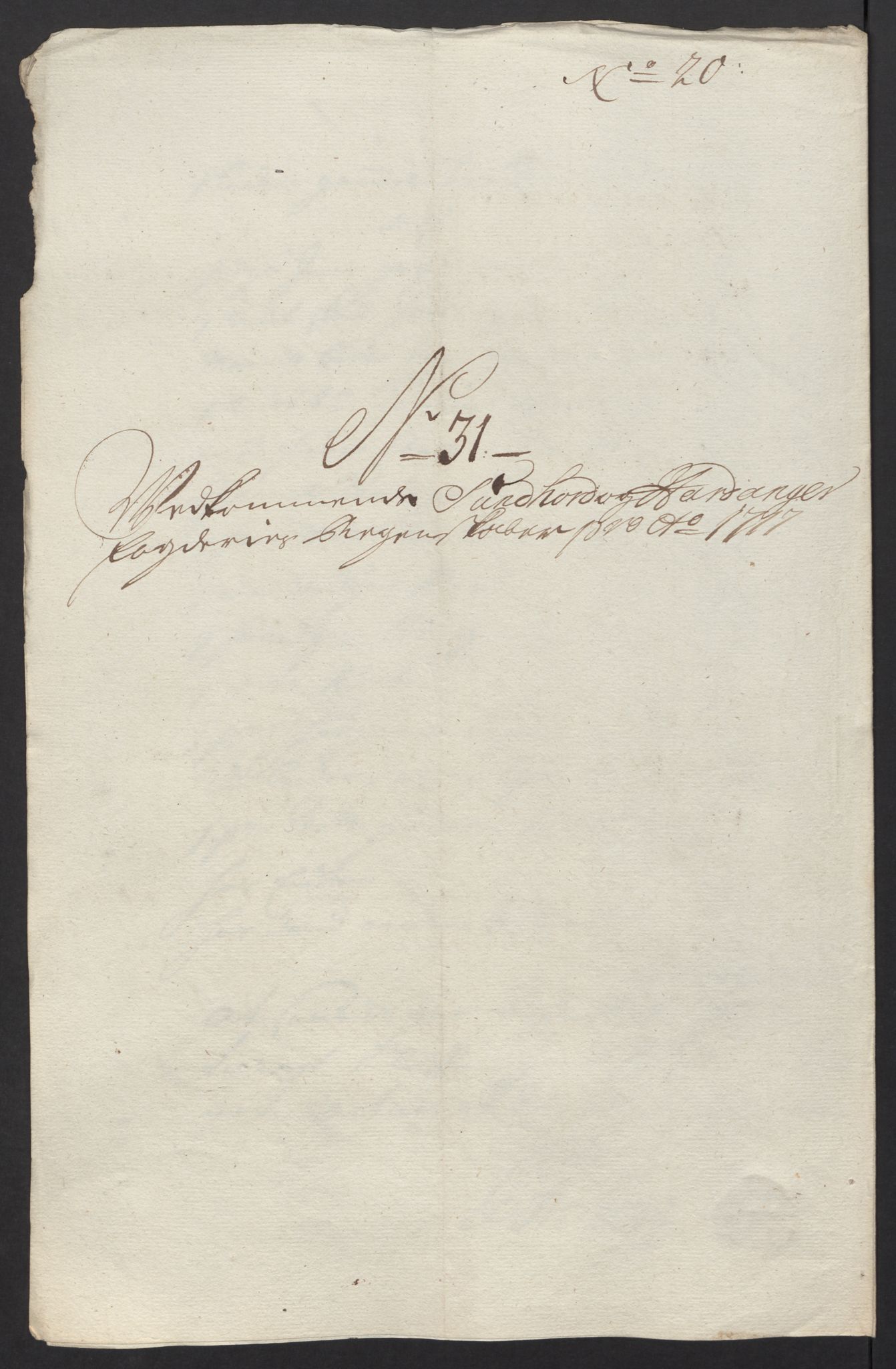 Rentekammeret inntil 1814, Reviderte regnskaper, Fogderegnskap, AV/RA-EA-4092/R48/L2994: Fogderegnskap Sunnhordland og Hardanger, 1717, s. 158