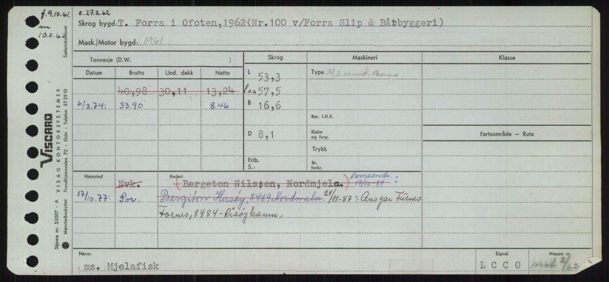 Sjøfartsdirektoratet med forløpere, Skipsmålingen, RA/S-1627/H/Ha/L0004/0001: Fartøy, Mas-R / Fartøy, Mas-Odd, s. 175