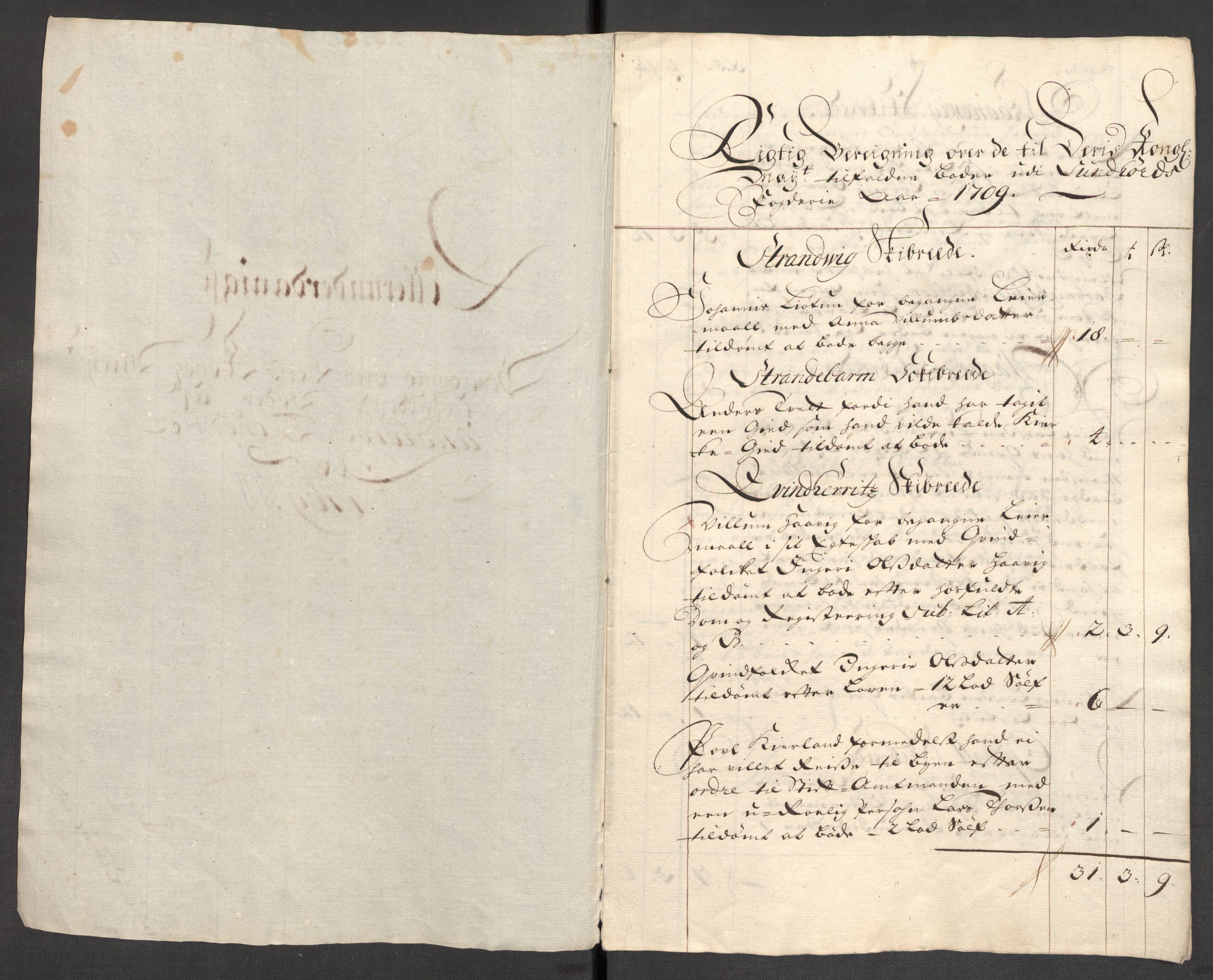 Rentekammeret inntil 1814, Reviderte regnskaper, Fogderegnskap, RA/EA-4092/R48/L2986: Fogderegnskap Sunnhordland og Hardanger, 1709-1710, s. 32