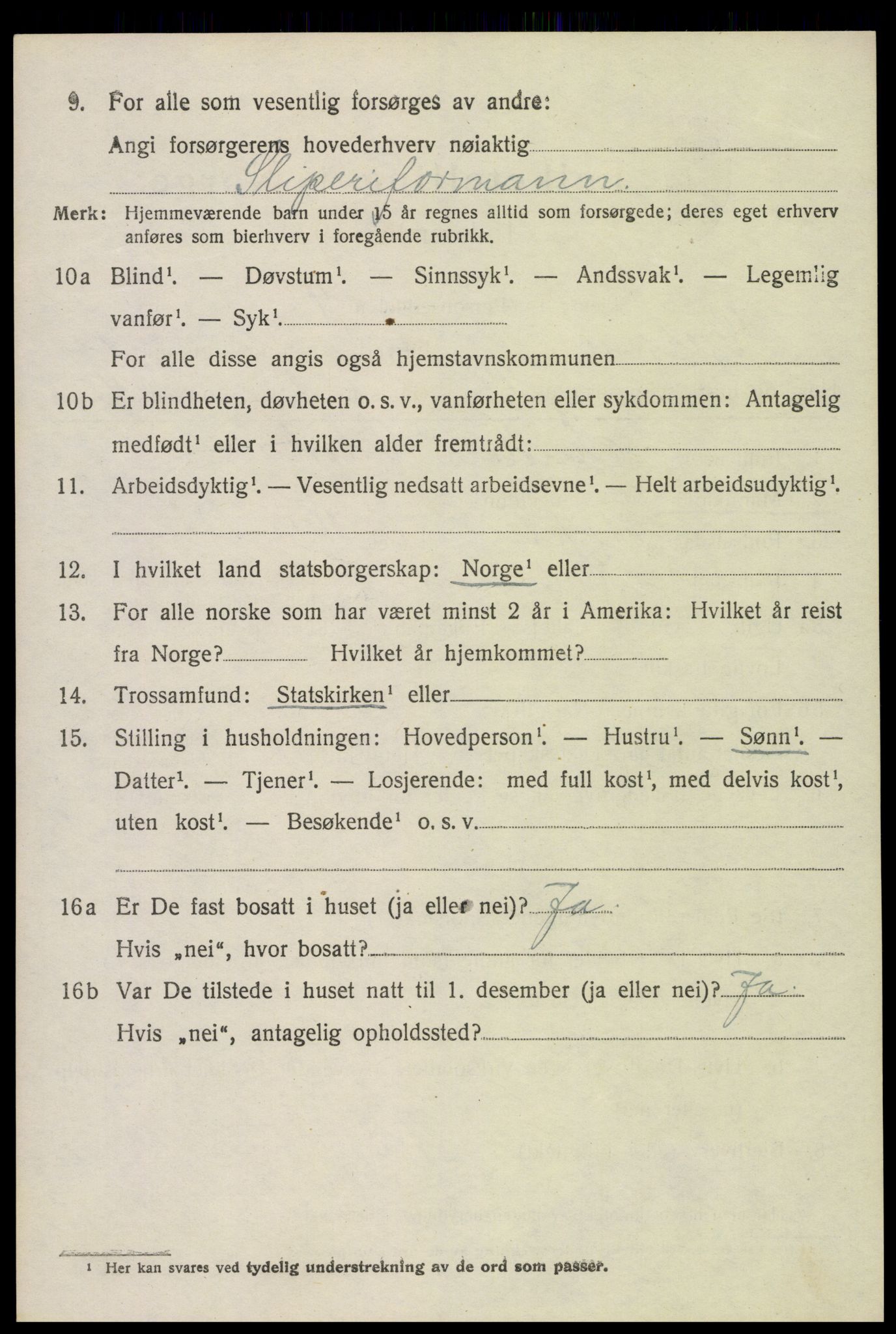 SAKO, Folketelling 1920 for 0812 Gjerpen herred, 1920, s. 3235