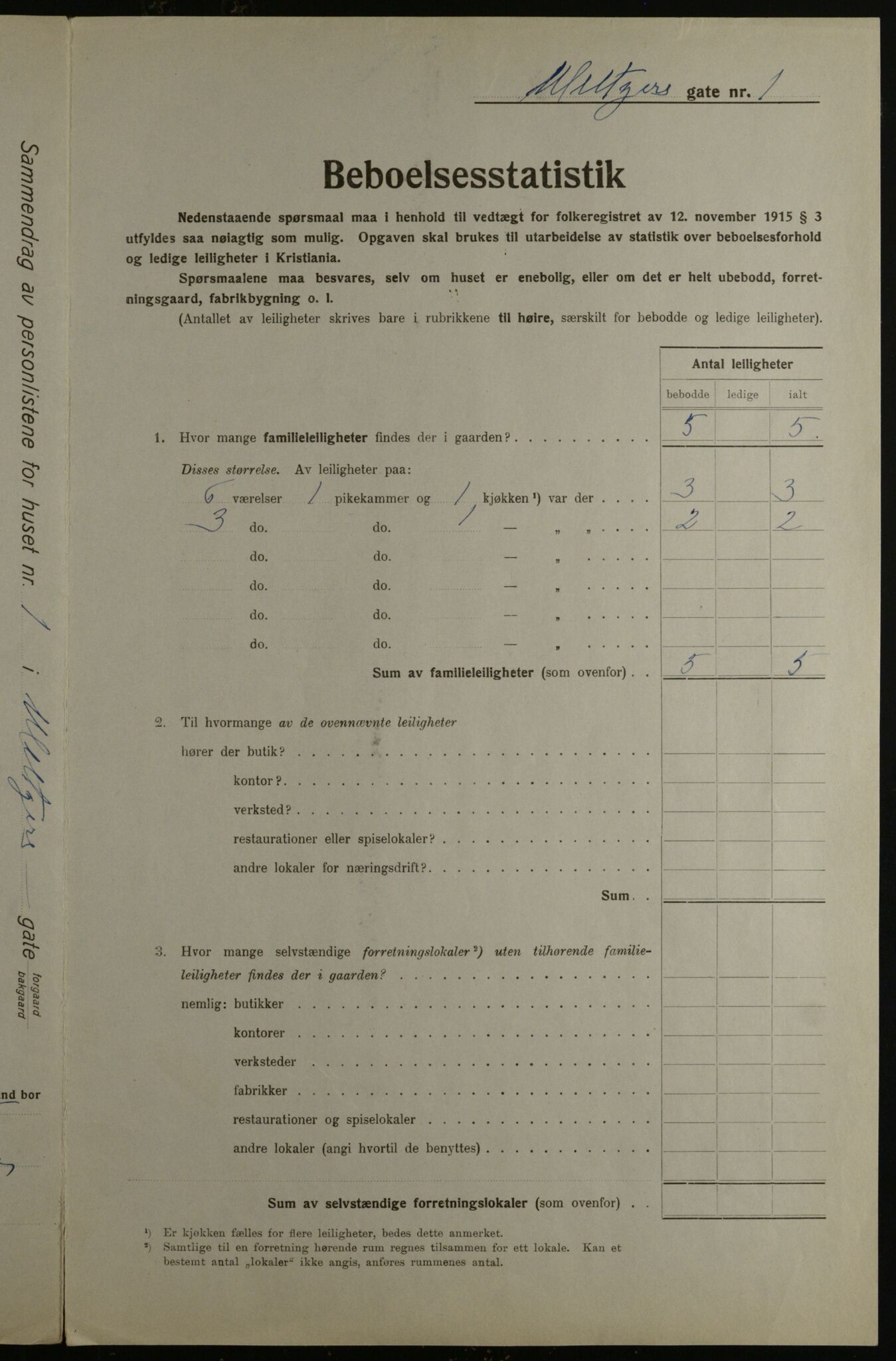 OBA, Kommunal folketelling 1.12.1923 for Kristiania, 1923, s. 72089