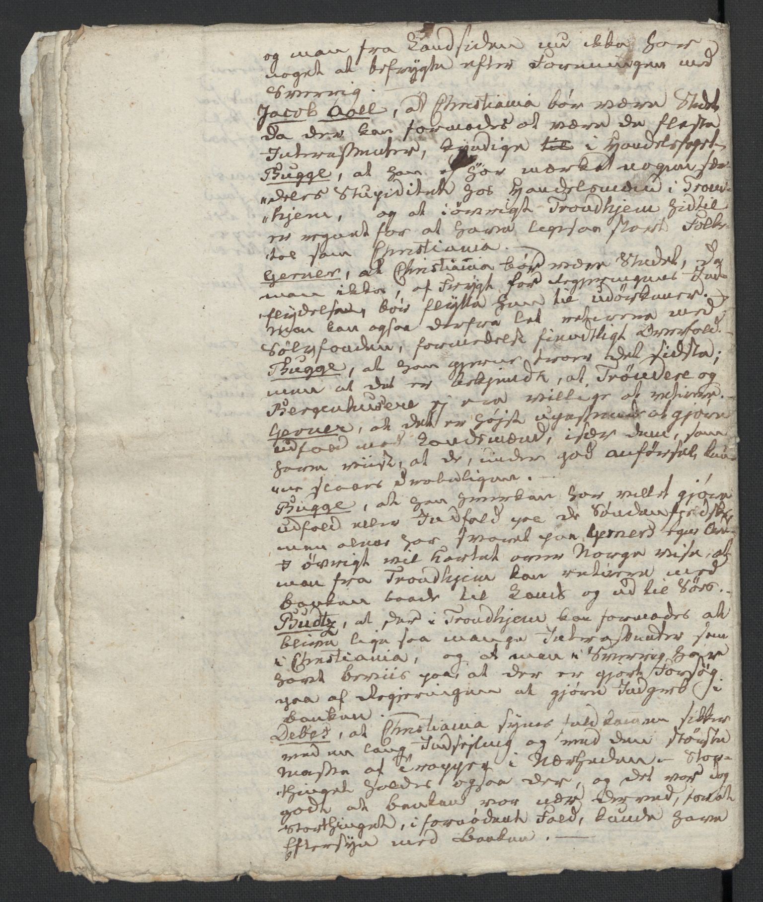 Christie, Wilhelm Frimann Koren, AV/RA-PA-0014/F/L0005: Christies dokumenter fra Stortinget, 1815-1816, s. 795
