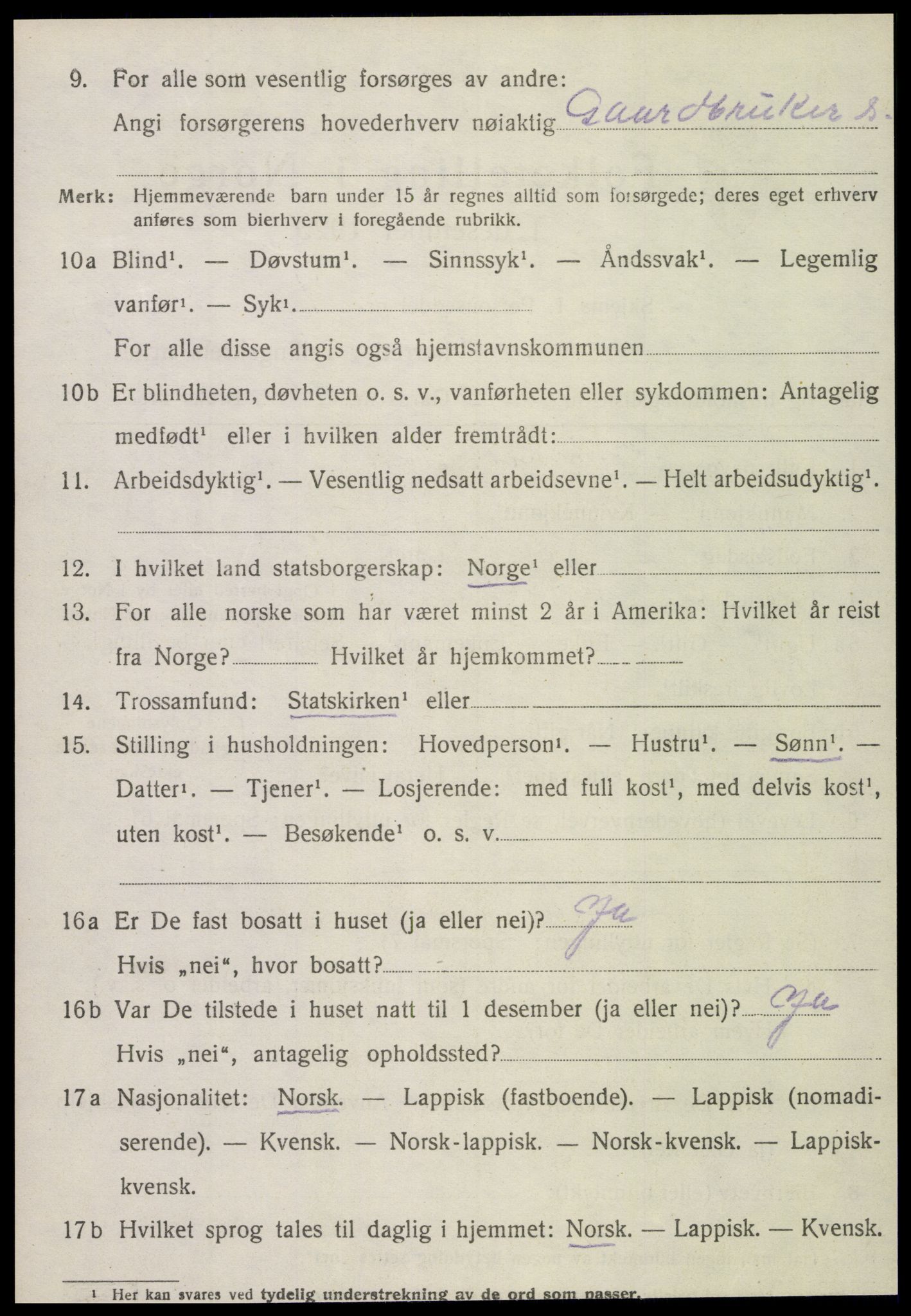 SAT, Folketelling 1920 for 1718 Leksvik herred, 1920, s. 5221