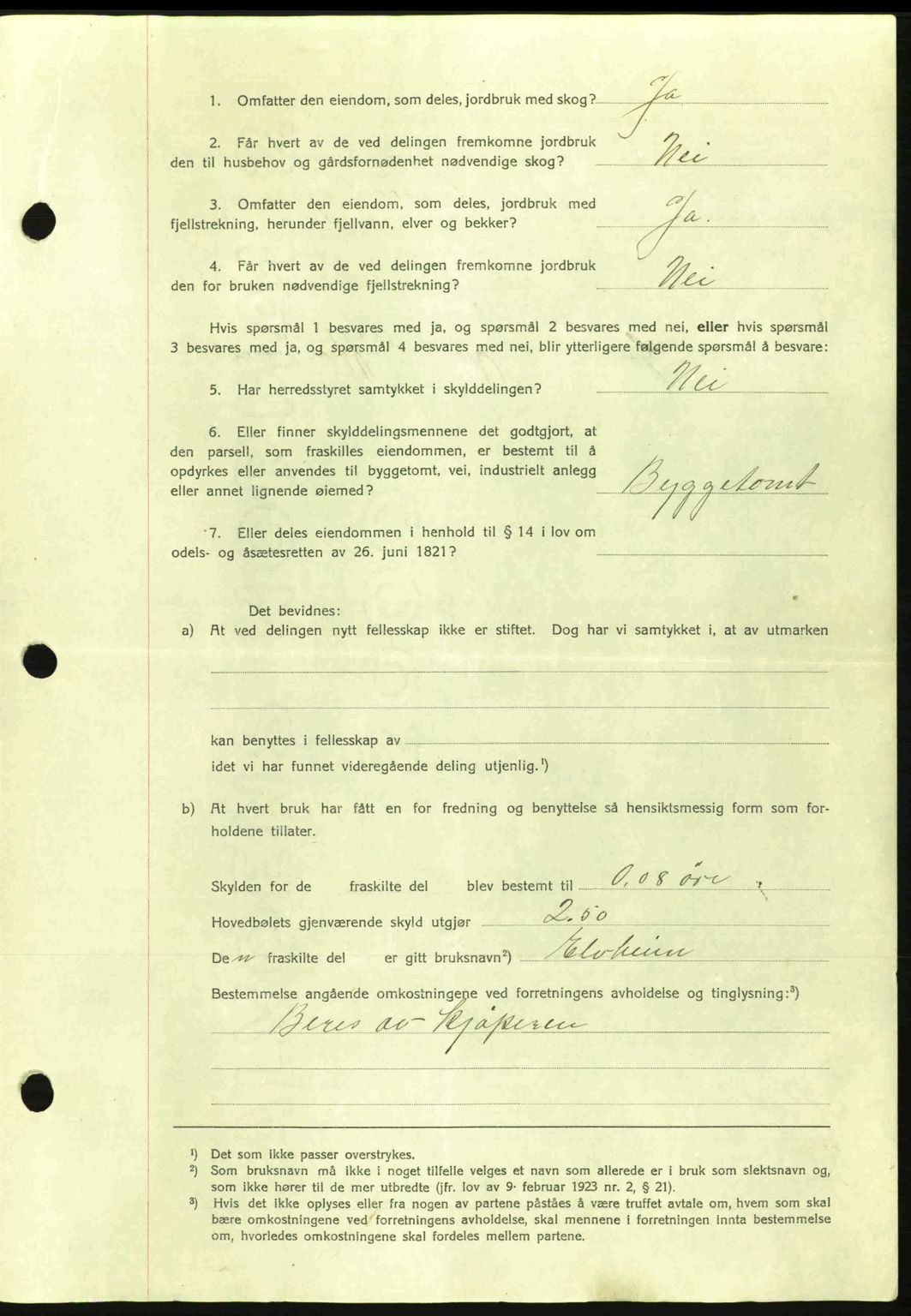 Romsdal sorenskriveri, AV/SAT-A-4149/1/2/2C: Pantebok nr. A14, 1943-1943, Dagboknr: 1641/1943