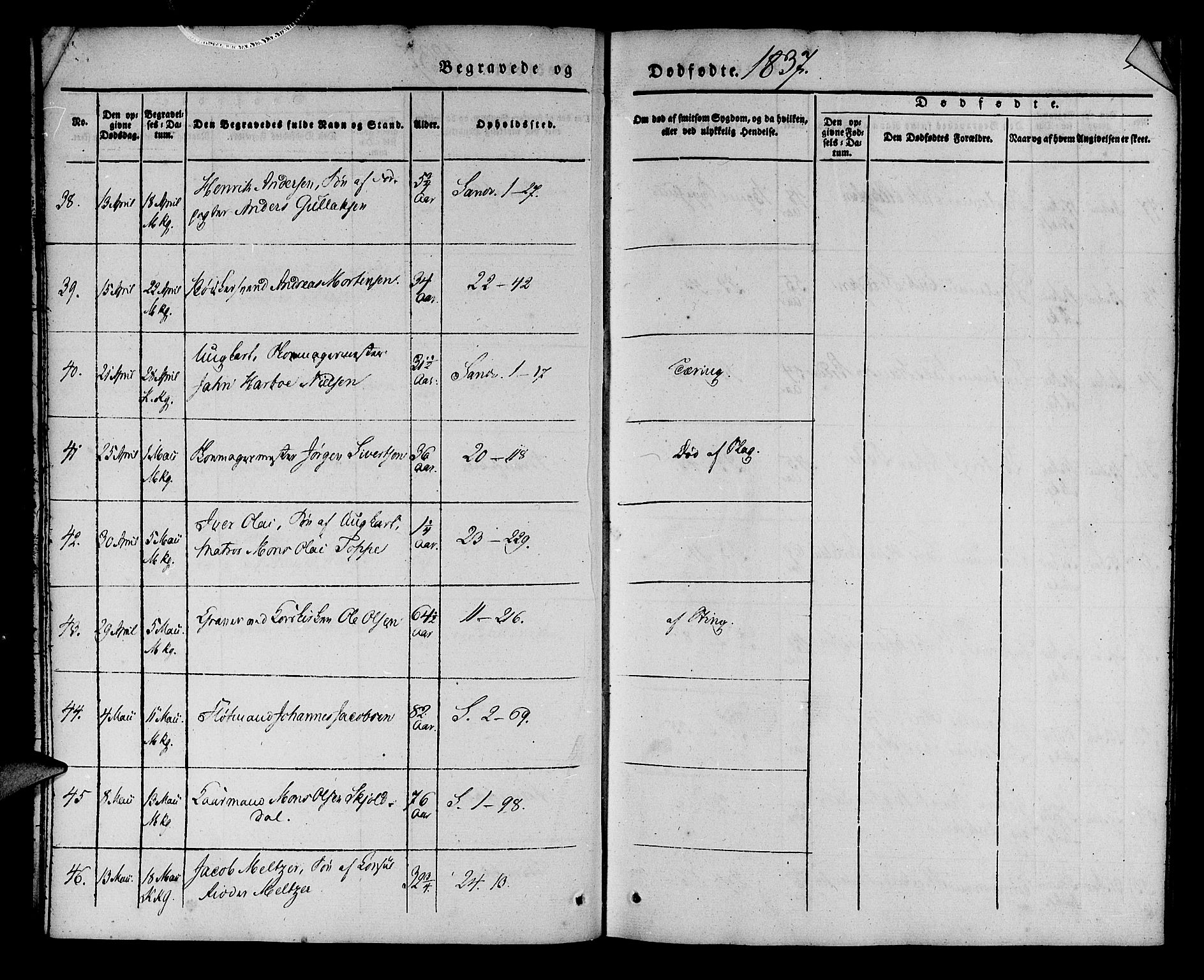 Korskirken sokneprestembete, AV/SAB-A-76101/H/Haa/L0043: Ministerialbok nr. E 1, 1834-1848, s. 23