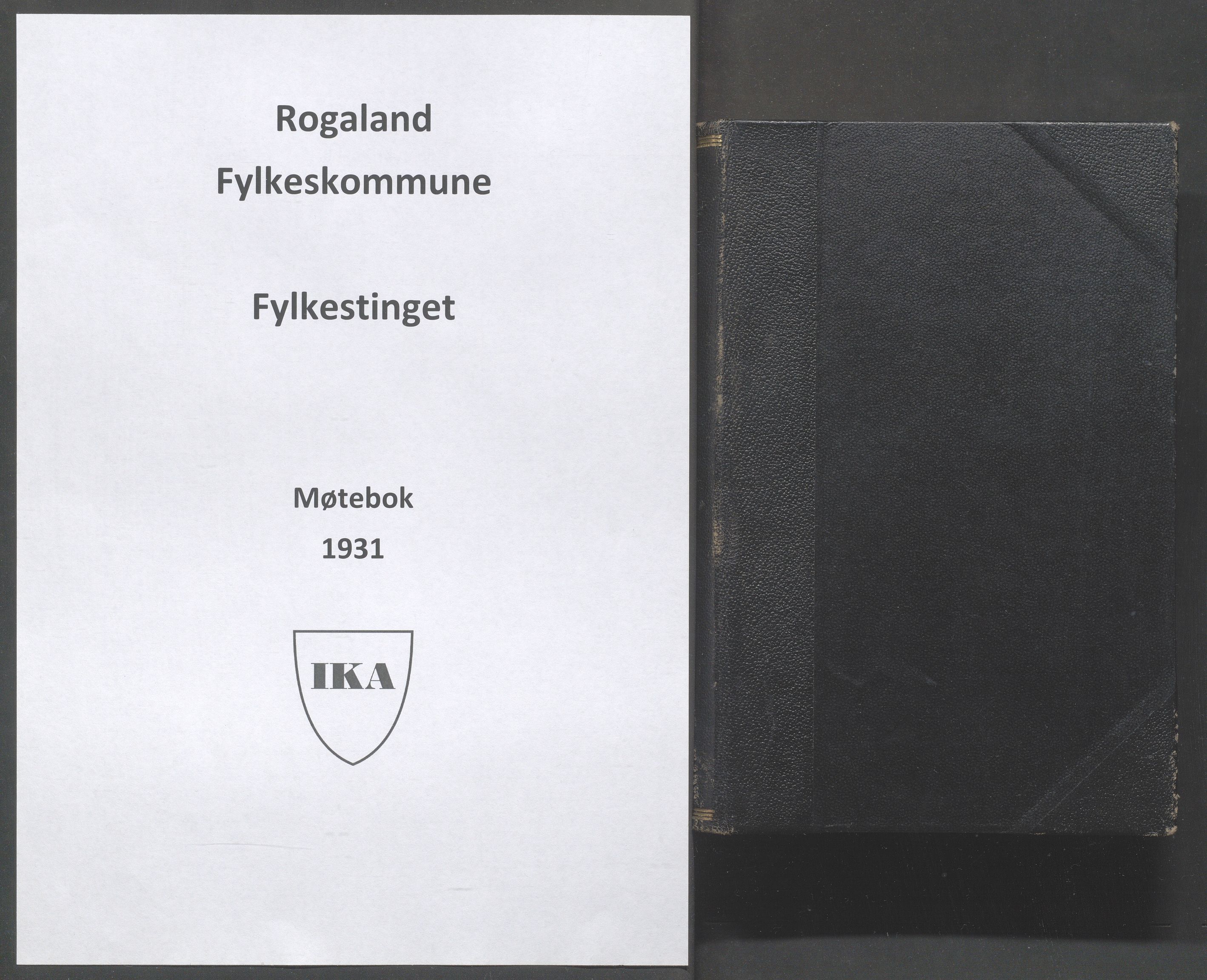 Rogaland fylkeskommune - Fylkesrådmannen , IKAR/A-900/A/Aa/Aaa/L0050: Møtebok , 1931