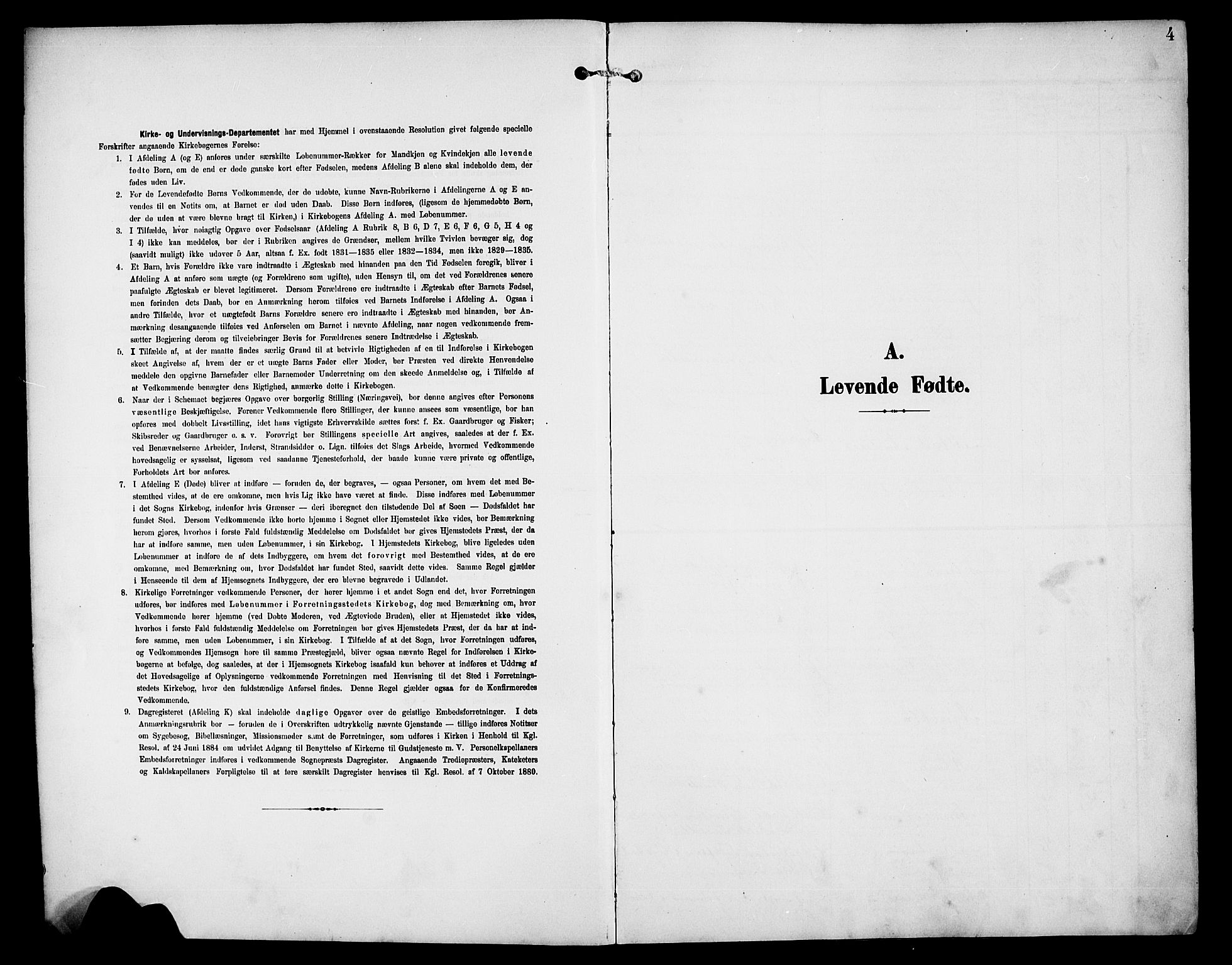 Sand sokneprestkontor, SAST/A-101848/01/IV/L0004: Klokkerbok nr. B 4, 1903-1927, s. 4