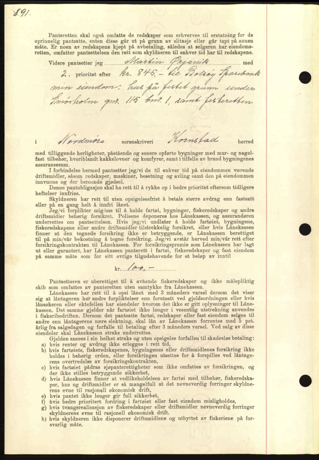 Nordmøre sorenskriveri, SAT/A-4132/1/2/2Ca: Pantebok nr. B84, 1938-1939, Dagboknr: 627/1939