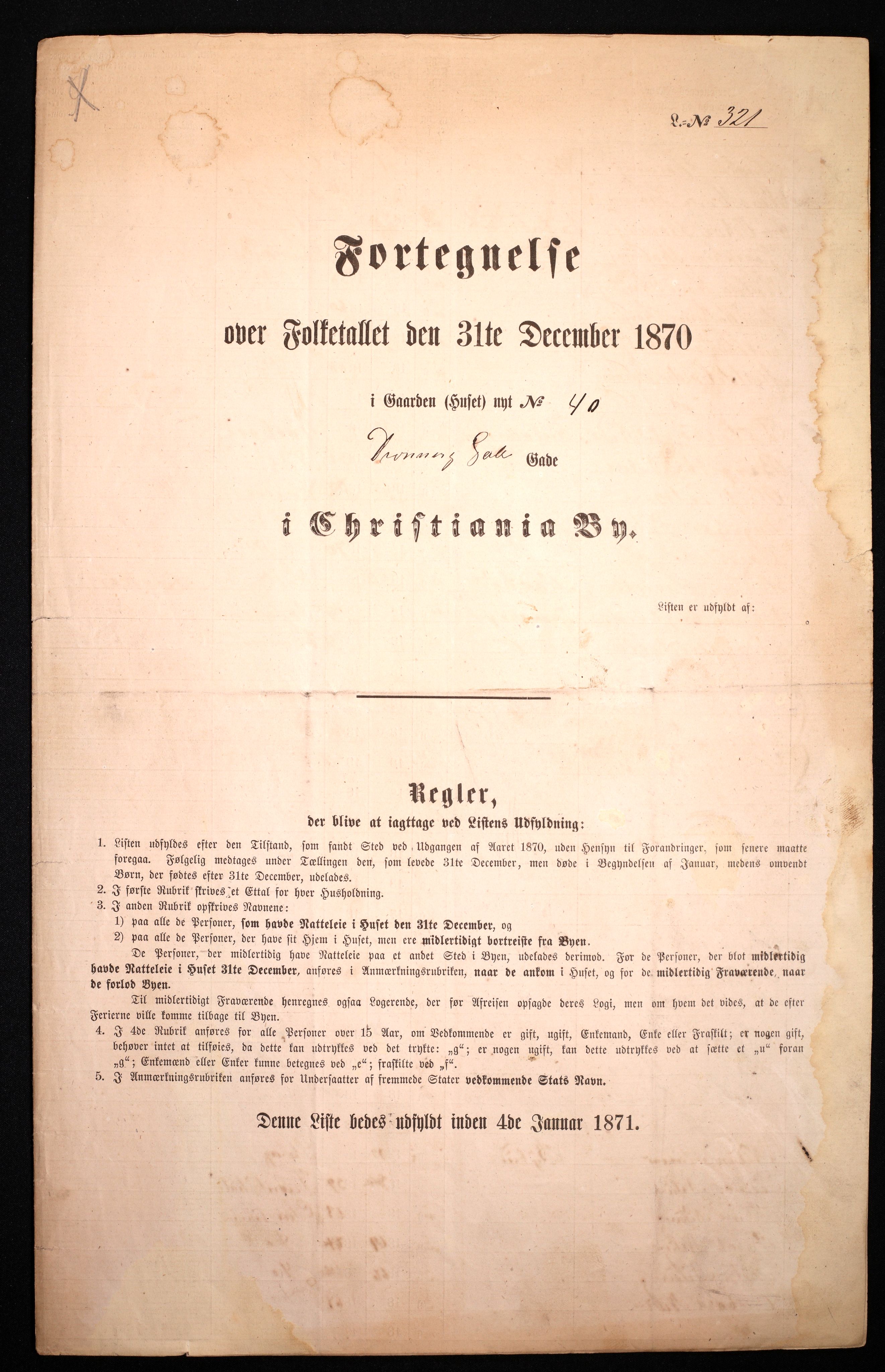 RA, Folketelling 1870 for 0301 Kristiania kjøpstad, 1870, s. 752