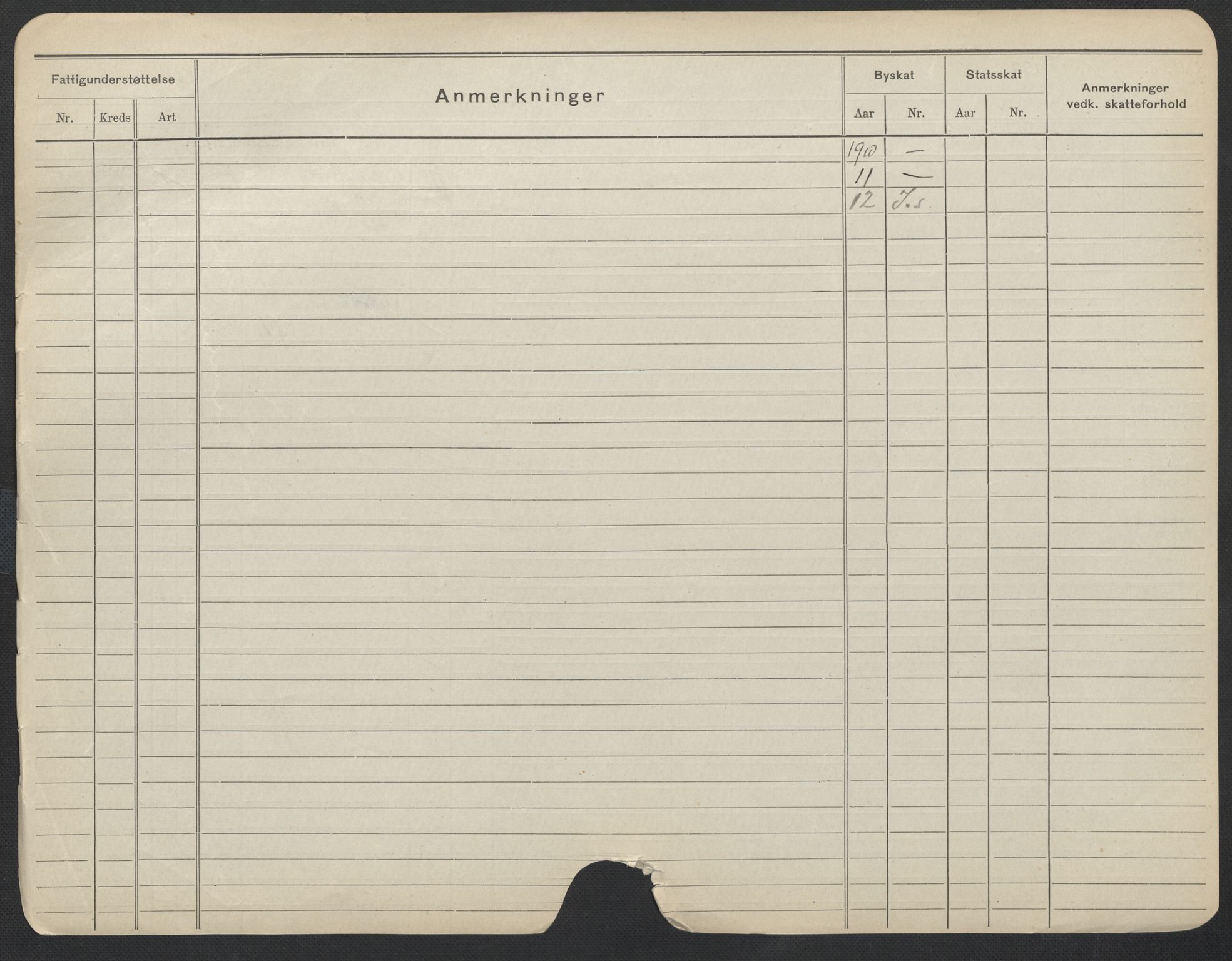 Oslo folkeregister, Registerkort, SAO/A-11715/F/Fa/Fac/L0012: Kvinner, 1906-1914, s. 701b