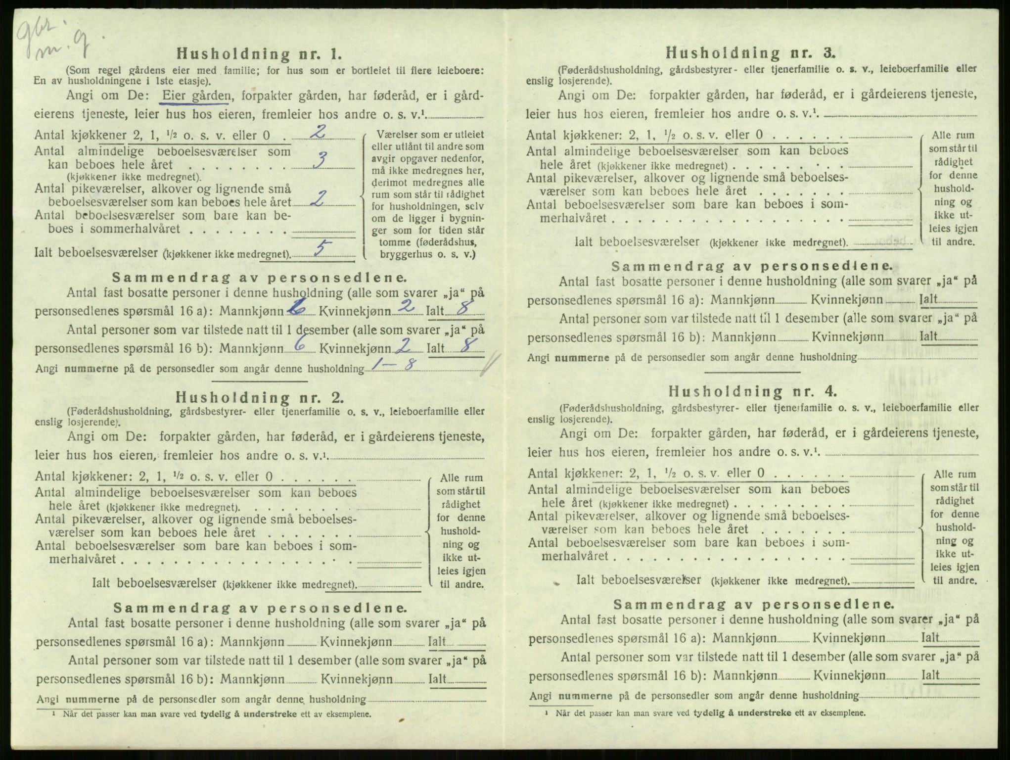 SAKO, Folketelling 1920 for 0719 Andebu herred, 1920, s. 350