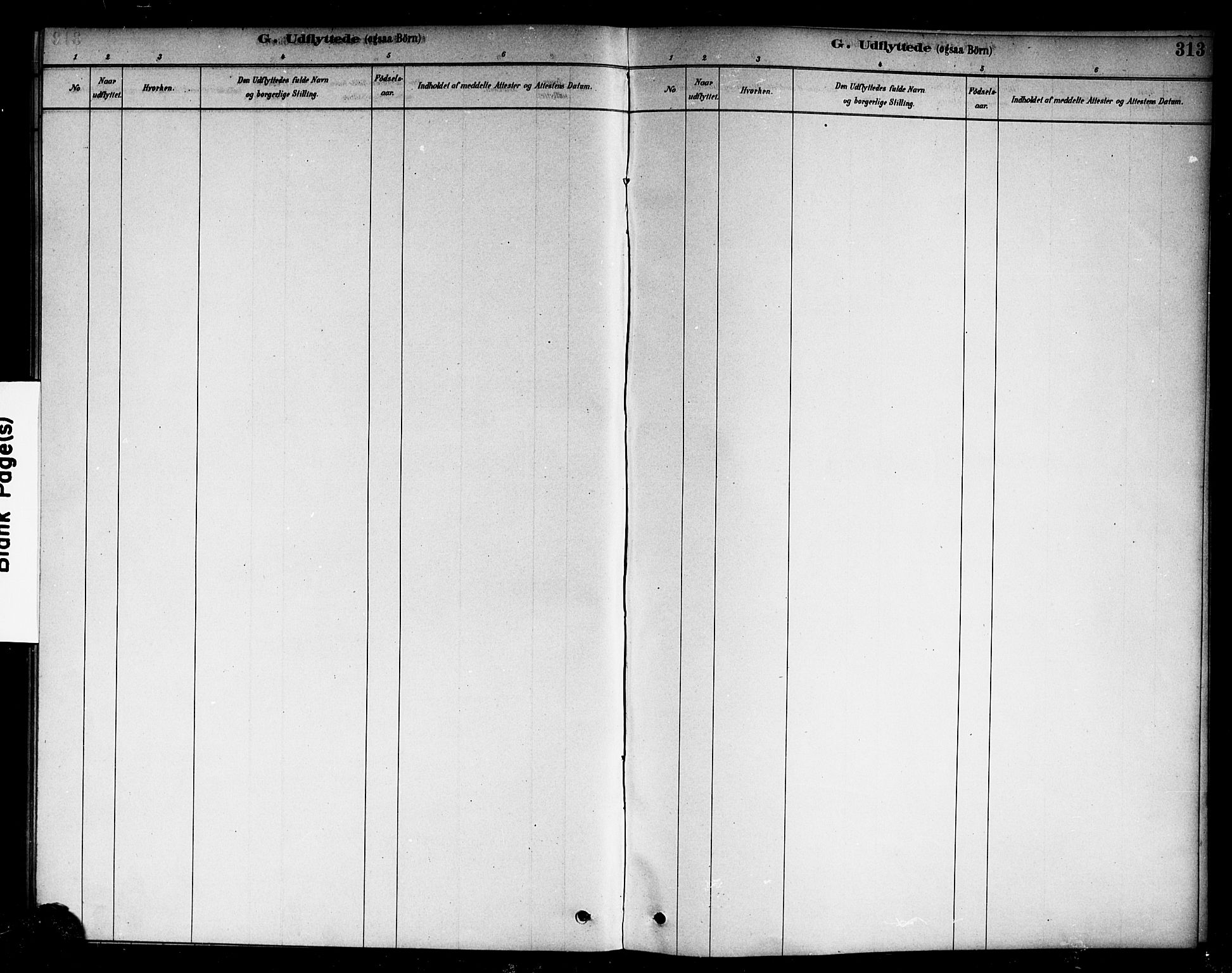 Berg prestekontor Kirkebøker, SAO/A-10902/F/Fc/L0001: Ministerialbok nr. III 1, 1878-1887, s. 313