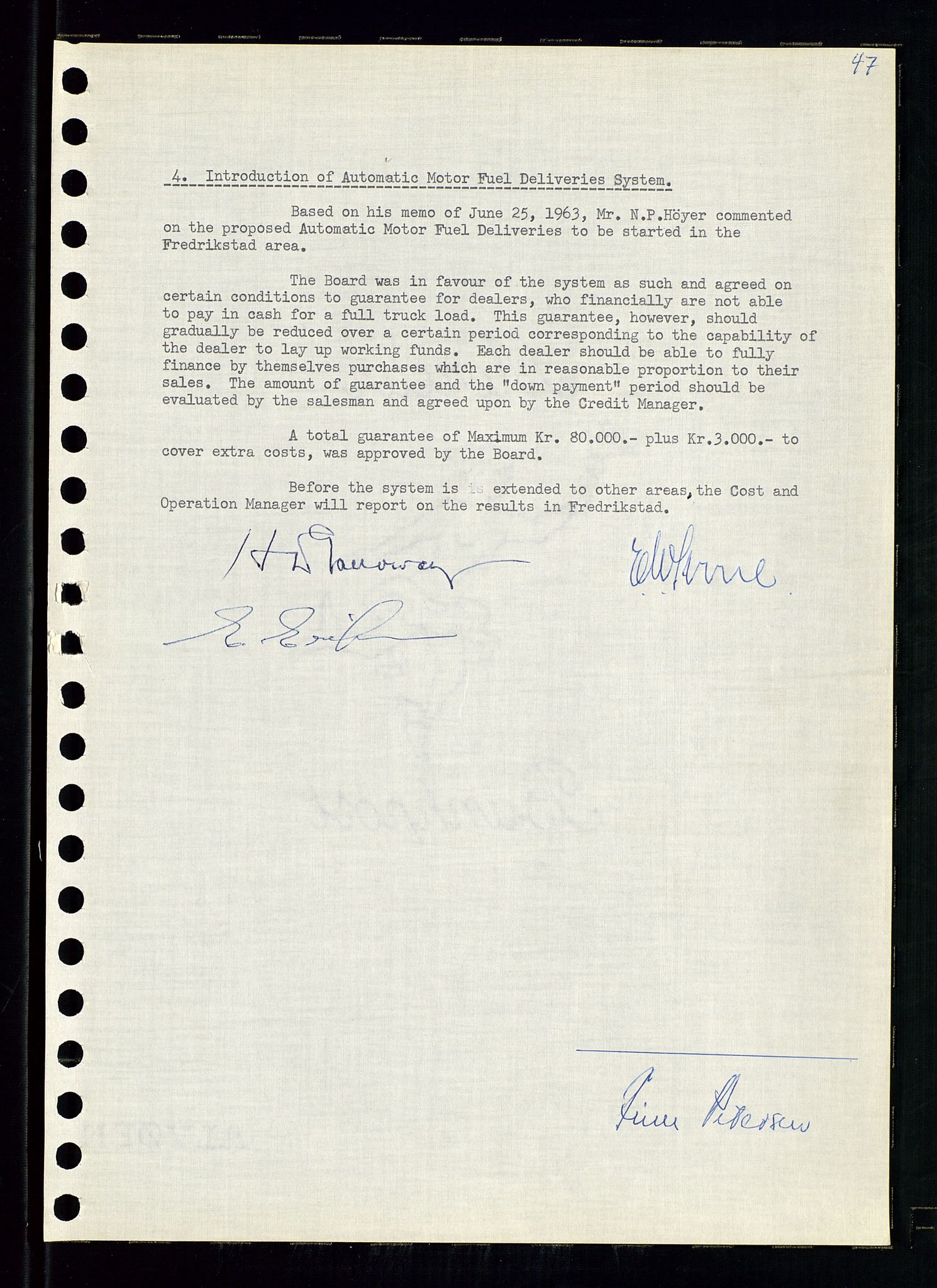 Pa 0982 - Esso Norge A/S, SAST/A-100448/A/Aa/L0001/0004: Den administrerende direksjon Board minutes (styrereferater) / Den administrerende direksjon Board minutes (styrereferater), 1963-1964, s. 216