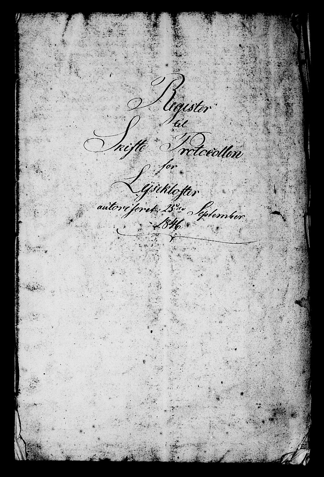 Hardanger og Voss sorenskriveri, SAB/A-2501/4/4A/4Ab/L0003: Skifterettsprotokoll for Lysekloster gods, 1846-1852