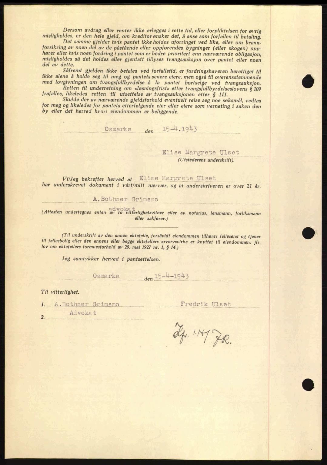 Nordmøre sorenskriveri, AV/SAT-A-4132/1/2/2Ca: Pantebok nr. B90, 1942-1943, Dagboknr: 1159/1943