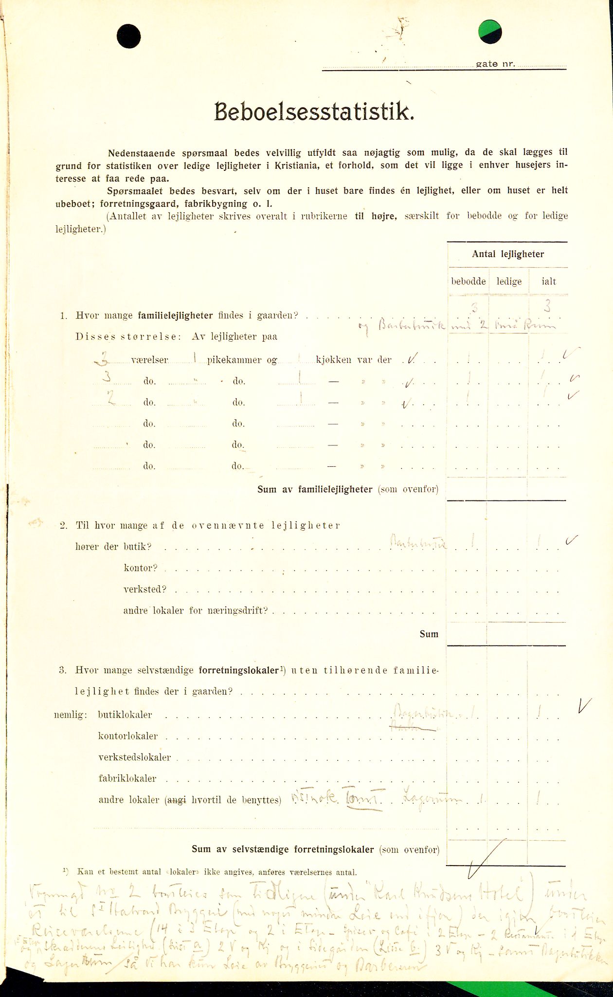 OBA, Kommunal folketelling 1.2.1909 for Kristiania kjøpstad, 1909, s. 112593