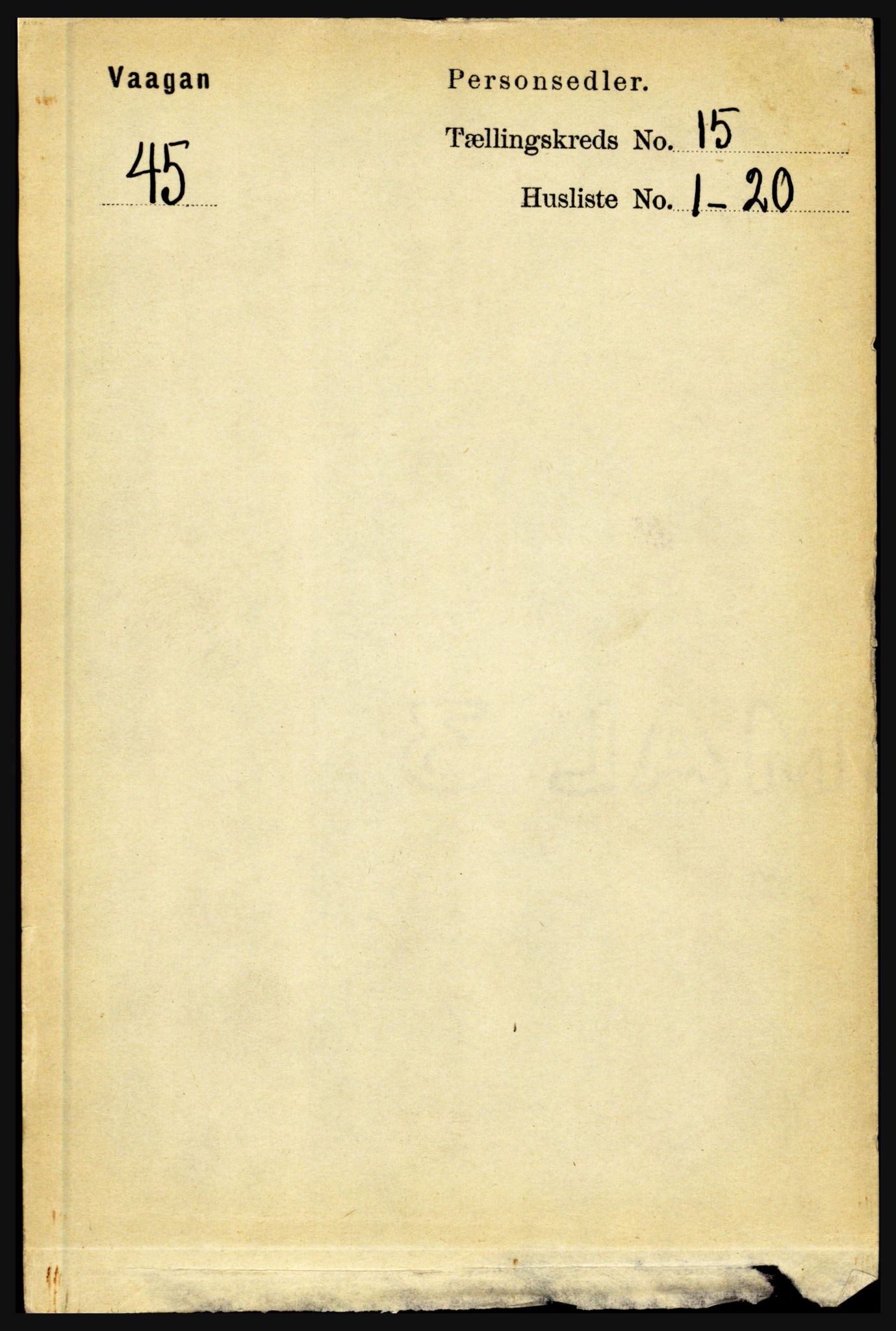 RA, Folketelling 1891 for 1865 Vågan herred, 1891, s. 4077