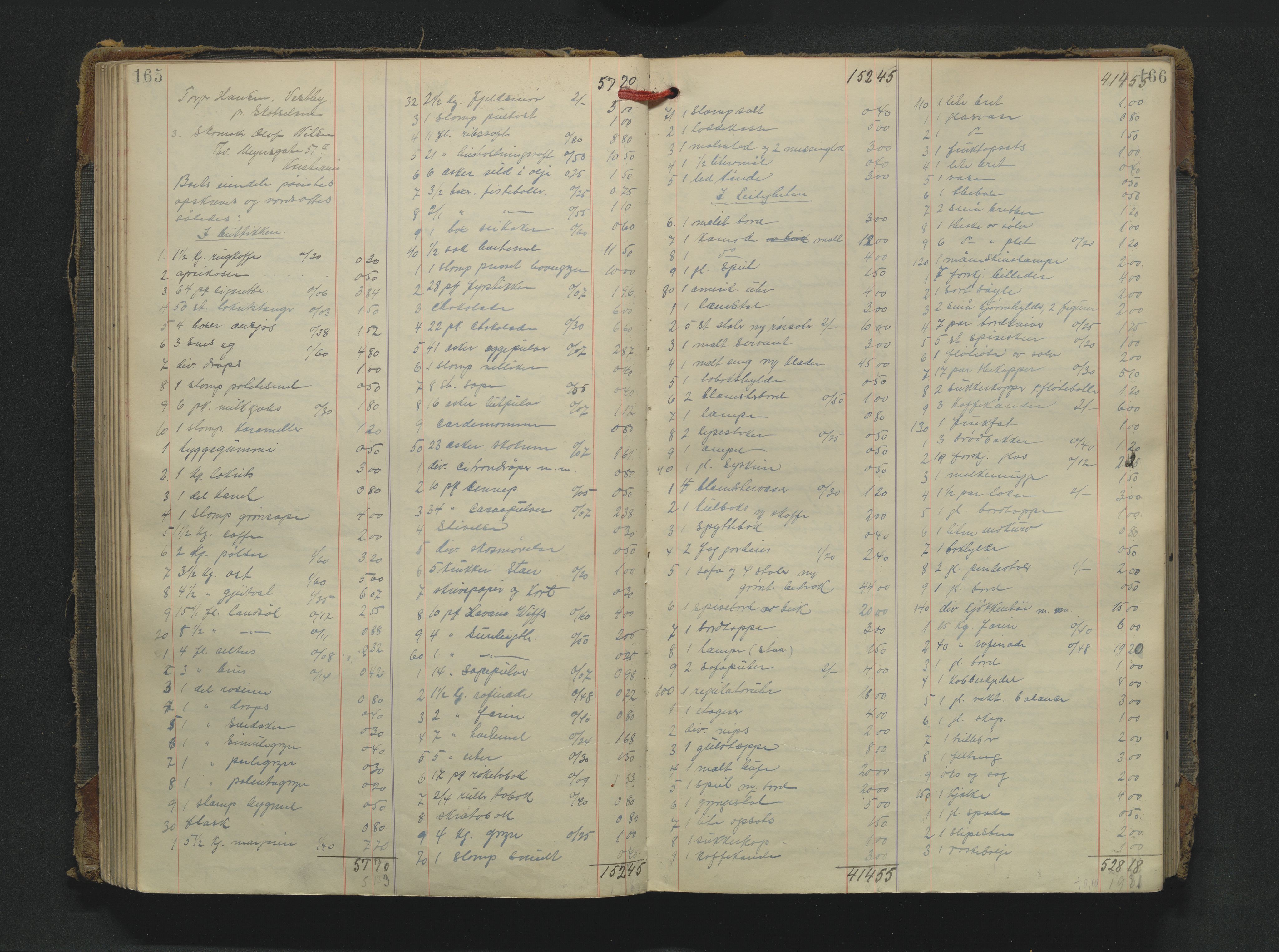 Drammen byfogd, AV/SAKO-A-222/H/Hb/Hbb/L0011: Registreringsprotokoll., 1908-1926, s. 165-166
