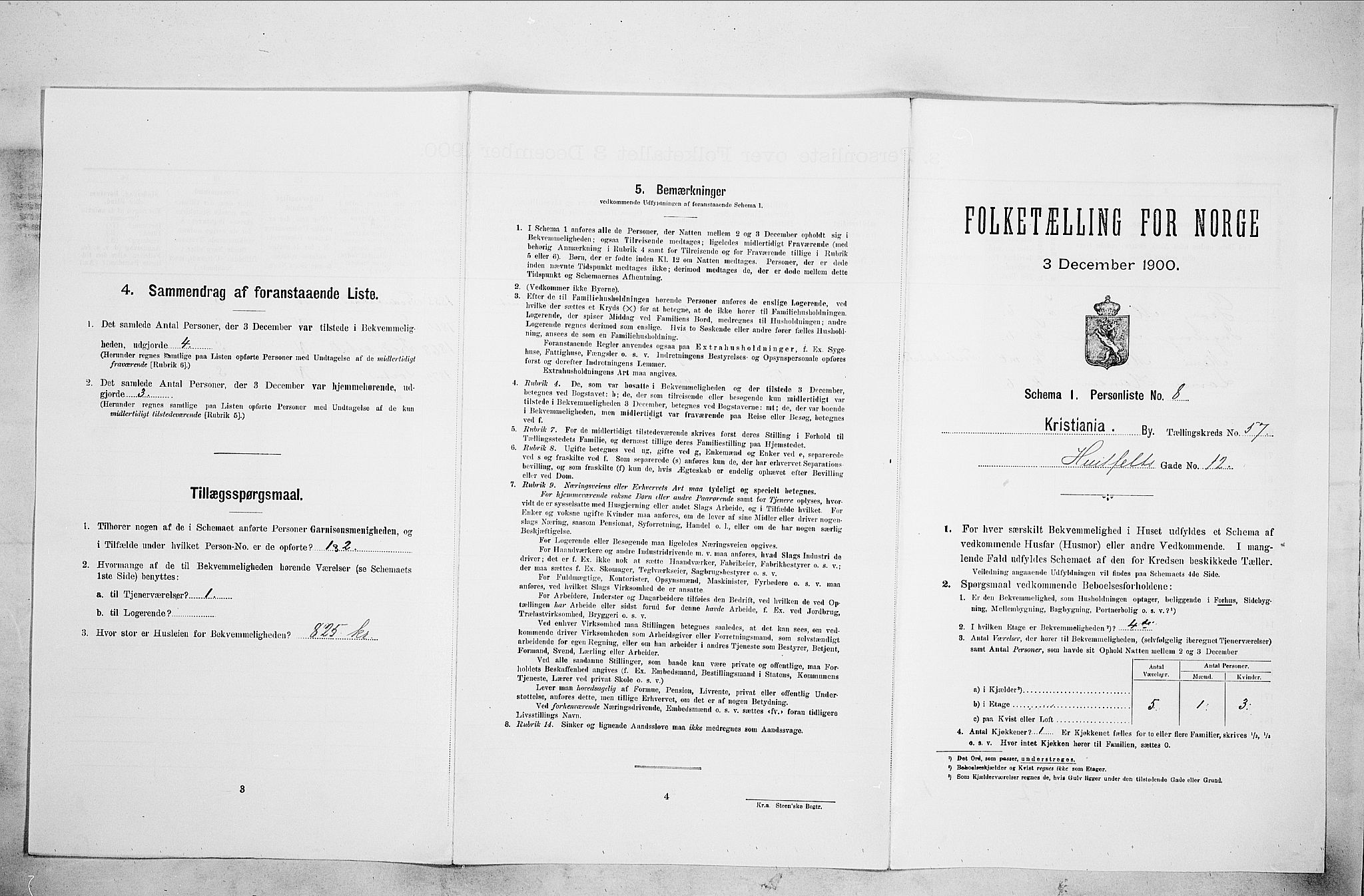 SAO, Folketelling 1900 for 0301 Kristiania kjøpstad, 1900, s. 39267