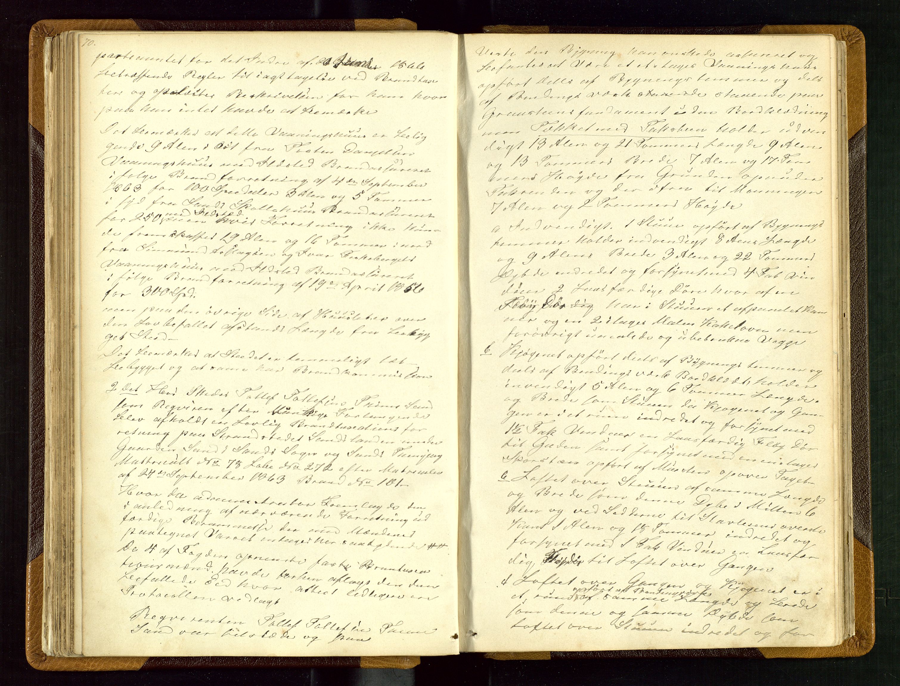 Sand lensmannskontor, AV/SAST-A-100415/Gob/L0001: Branntakstprotokoll, 1860-1879, s. 70