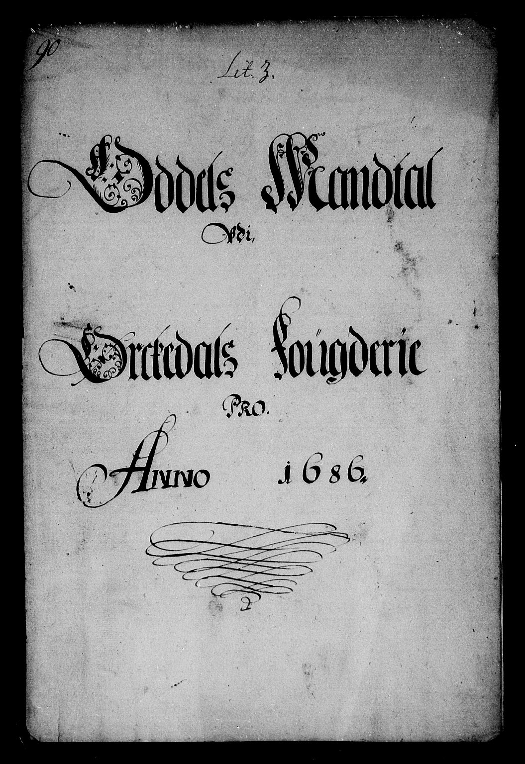 Rentekammeret inntil 1814, Reviderte regnskaper, Stiftamtstueregnskaper, Trondheim stiftamt og Nordland amt, AV/RA-EA-6044/R/Rg/L0083: Trondheim stiftamt og Nordland amt, 1686