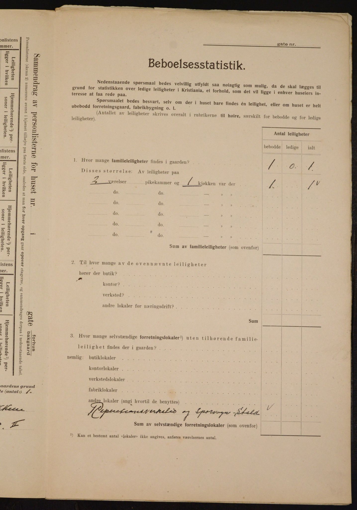 OBA, Kommunal folketelling 1.2.1910 for Kristiania, 1910, s. 97194