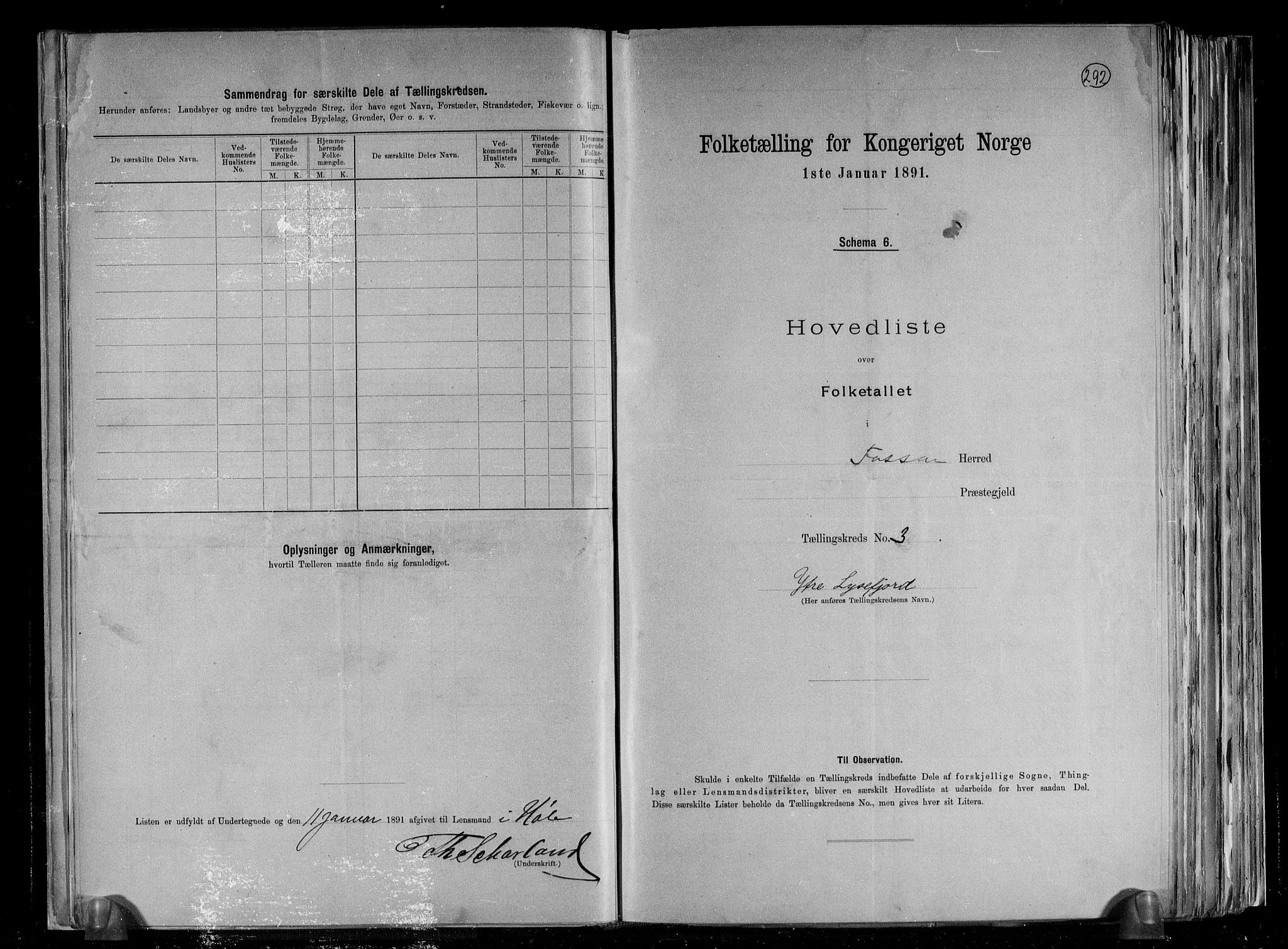 RA, Folketelling 1891 for 1129 Forsand herred, 1891, s. 8