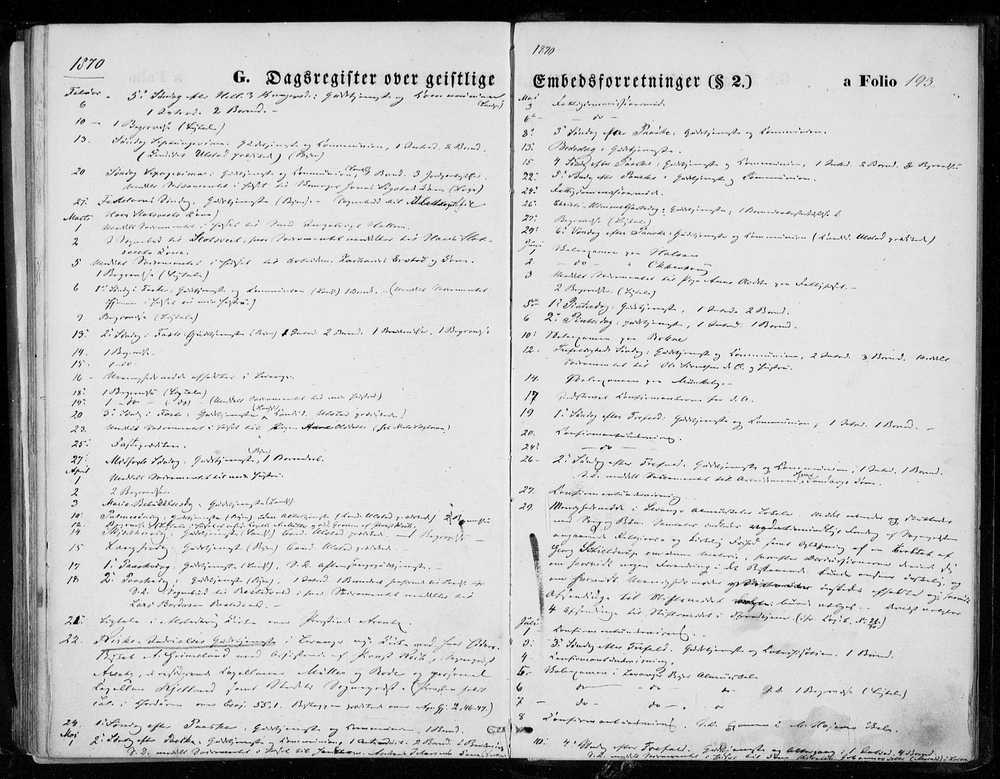 Ministerialprotokoller, klokkerbøker og fødselsregistre - Nord-Trøndelag, SAT/A-1458/721/L0206: Ministerialbok nr. 721A01, 1864-1874, s. 193
