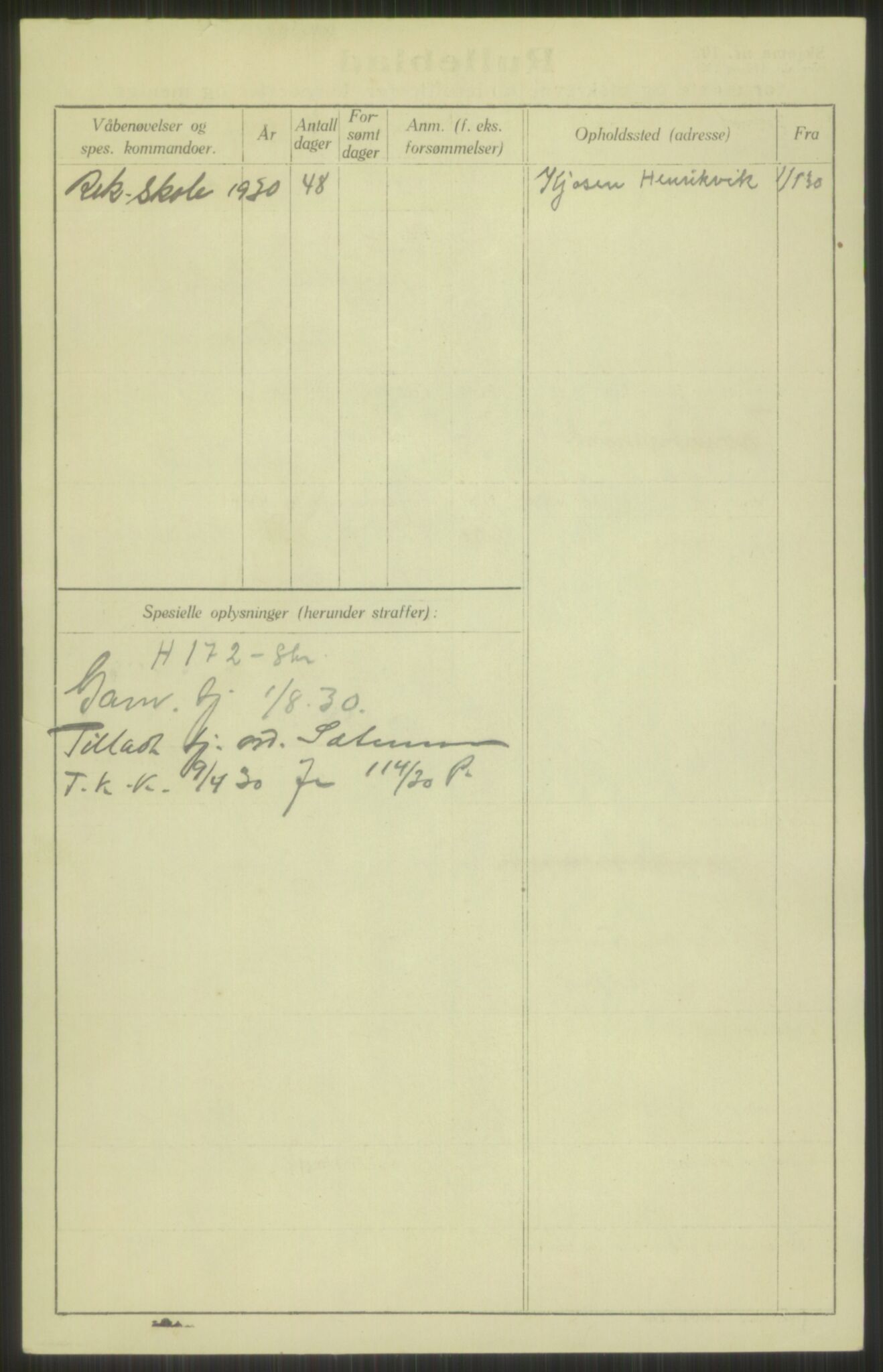 Forsvaret, Troms infanteriregiment nr. 16, AV/RA-RAFA-3146/P/Pa/L0014: Rulleblad for regimentets menige mannskaper, årsklasse 1930, 1930, s. 44