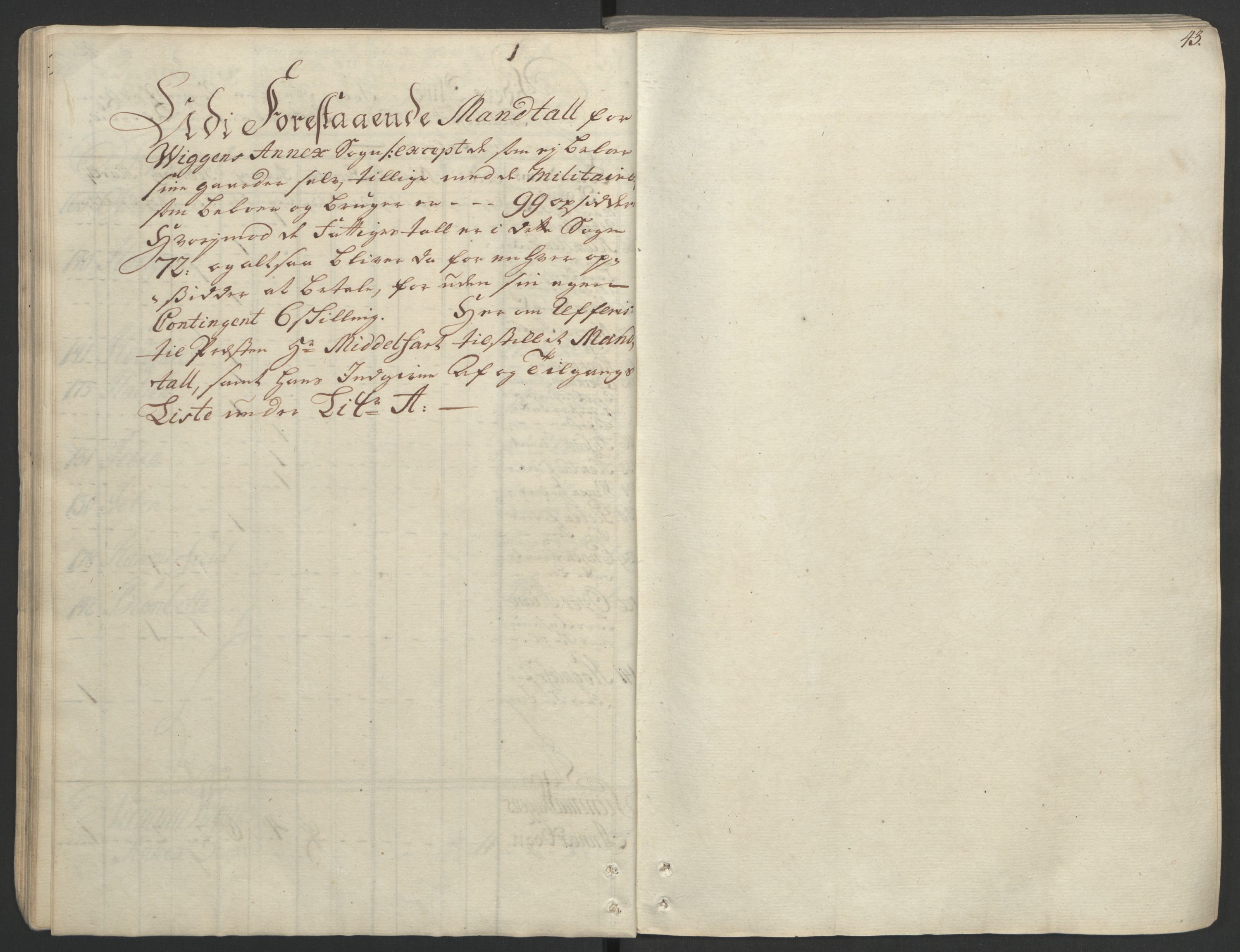 Rentekammeret inntil 1814, Realistisk ordnet avdeling, RA/EA-4070/Ol/L0020/0002: [Gg 10]: Ekstraskatten, 23.09.1762. Romsdal, Strinda, Selbu, Inderøy. / Strinda og Selbu, 1763, s. 43