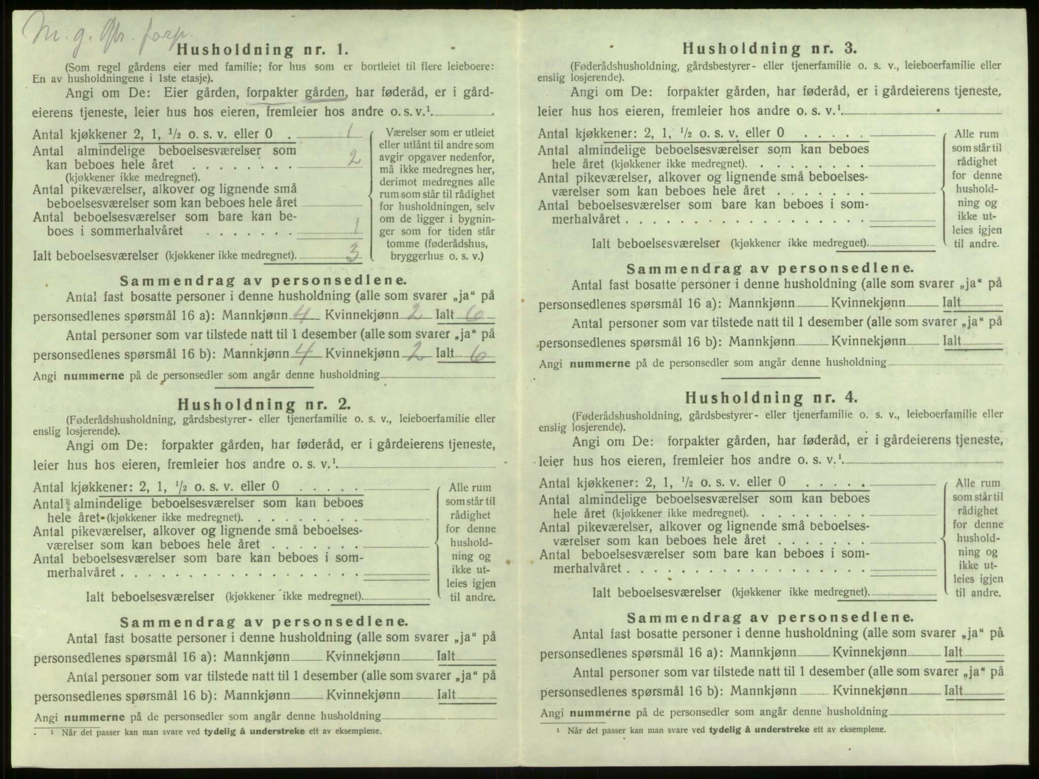 SAB, Folketelling 1920 for 1261 Manger herred, 1920, s. 452