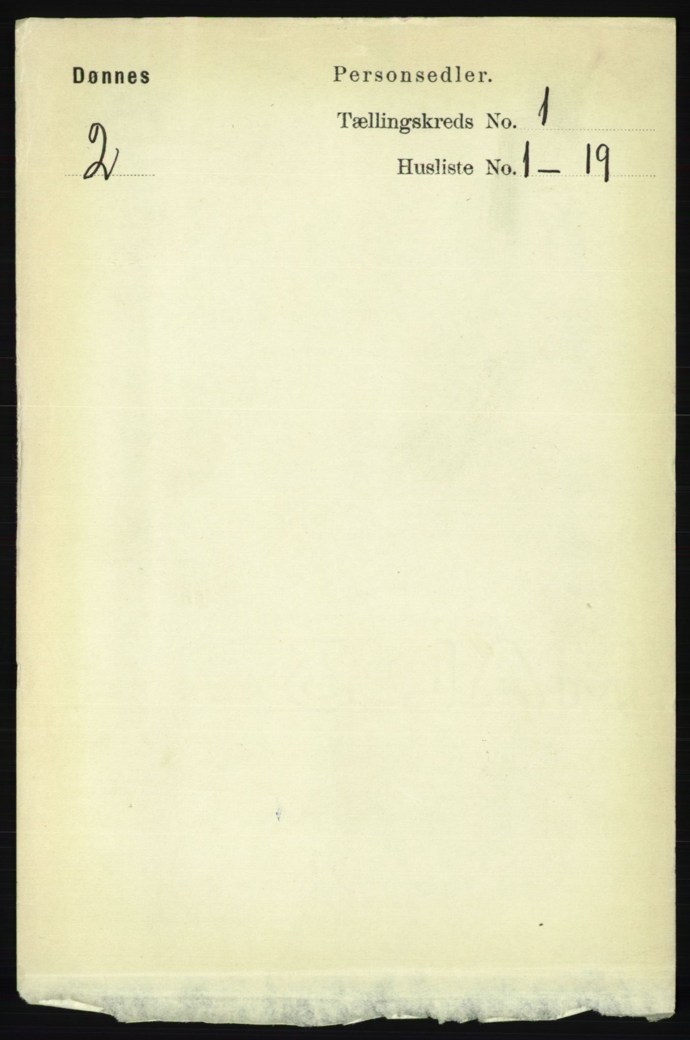 RA, Folketelling 1891 for 1827 Dønnes herred, 1891, s. 91