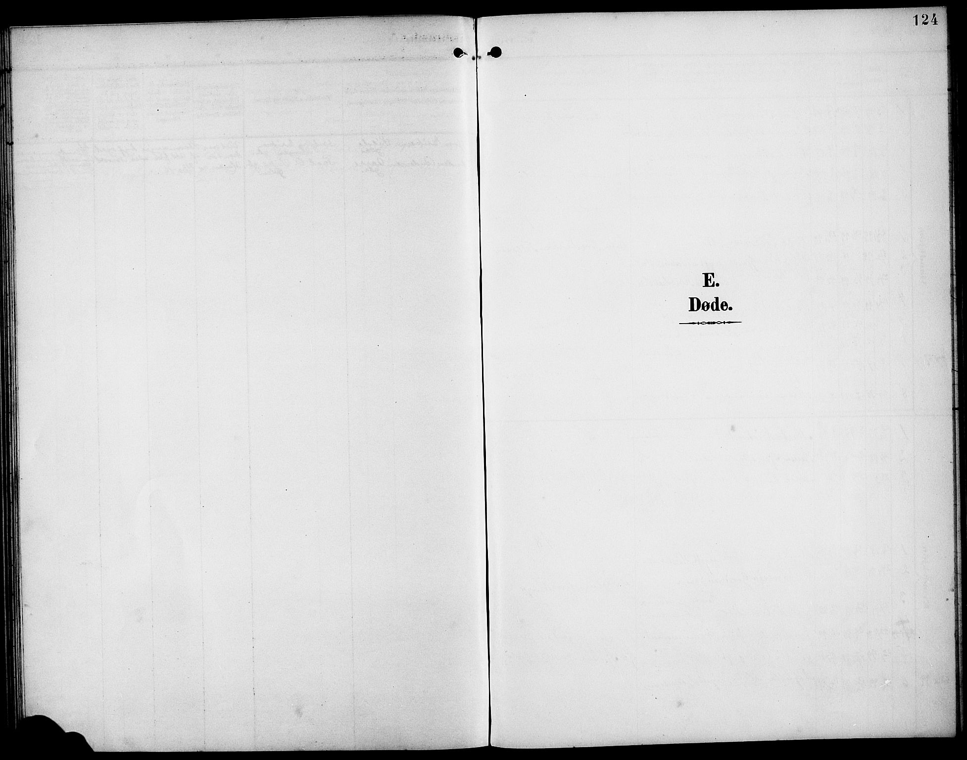 Etne sokneprestembete, AV/SAB-A-75001/H/Hab: Klokkerbok nr. B 5, 1898-1926, s. 124